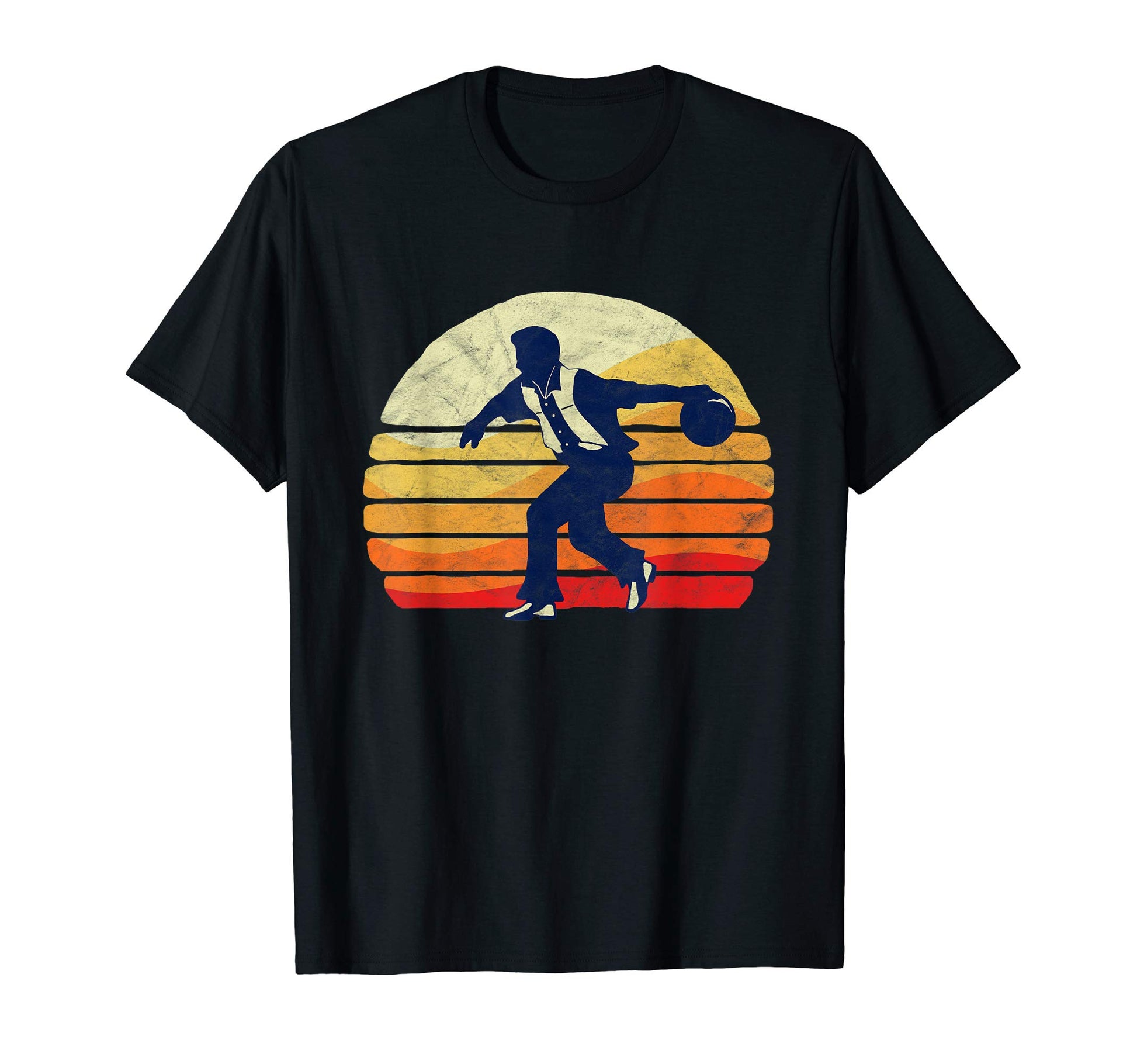 Bowler Sun 80S Pop Art Bowling T-Shirt - Graphic Print Unisex - T-Shirt, Sweatshirt, Hoodie
