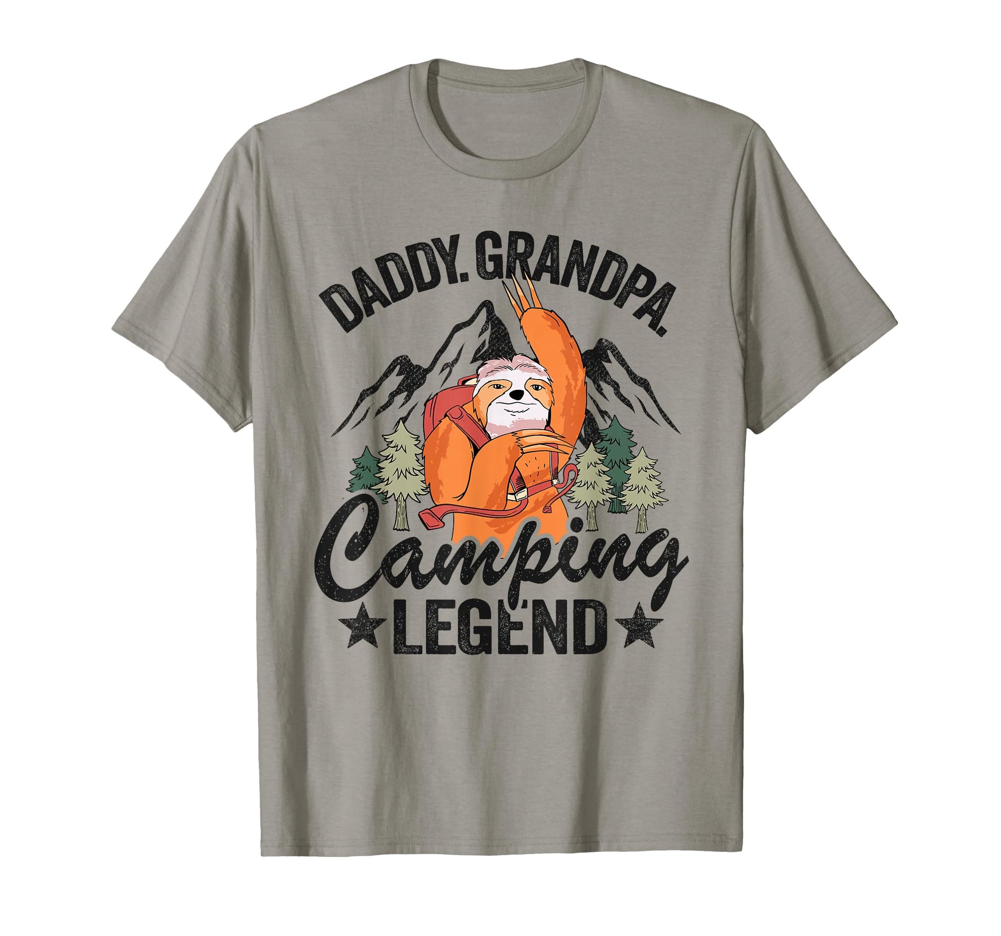 Daddy Grandpa Camping Legend Rv Camper T-Shirt - Trendy Graphic for Adults - T-Shirt, Sweatshirt, Hoodie