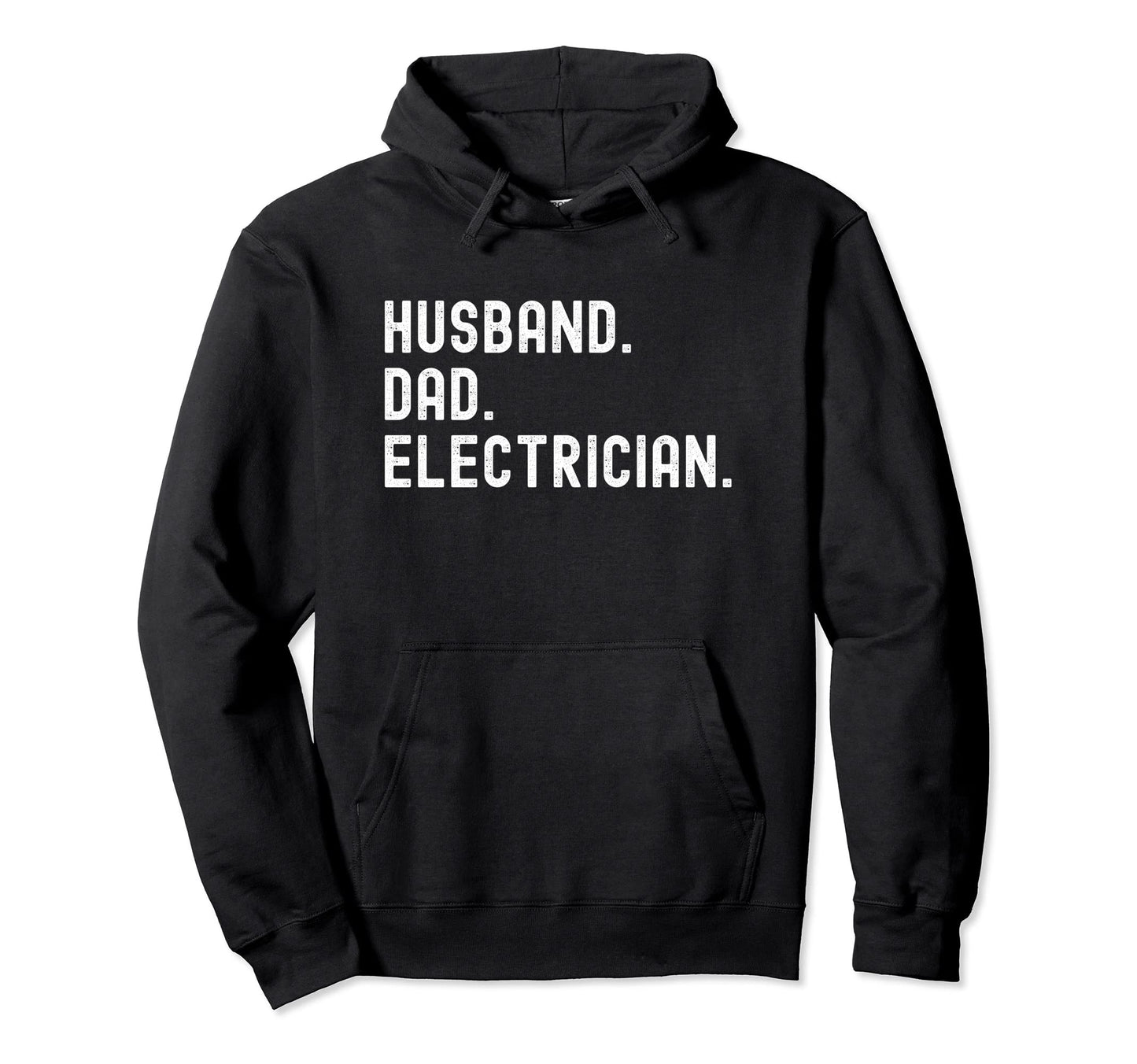 Husband Dad Electrician Hoodie - Graphic Print Unisex - T-Shirt, Sweatshirt, Hoodie