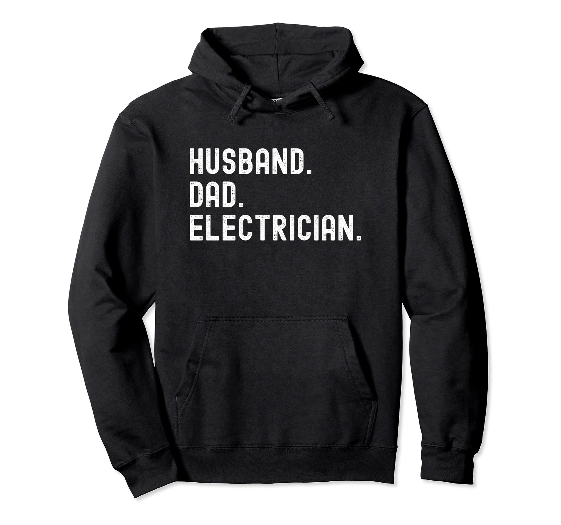 Husband Dad Electrician Hoodie - Graphic Print Unisex - T-Shirt, Sweatshirt, Hoodie