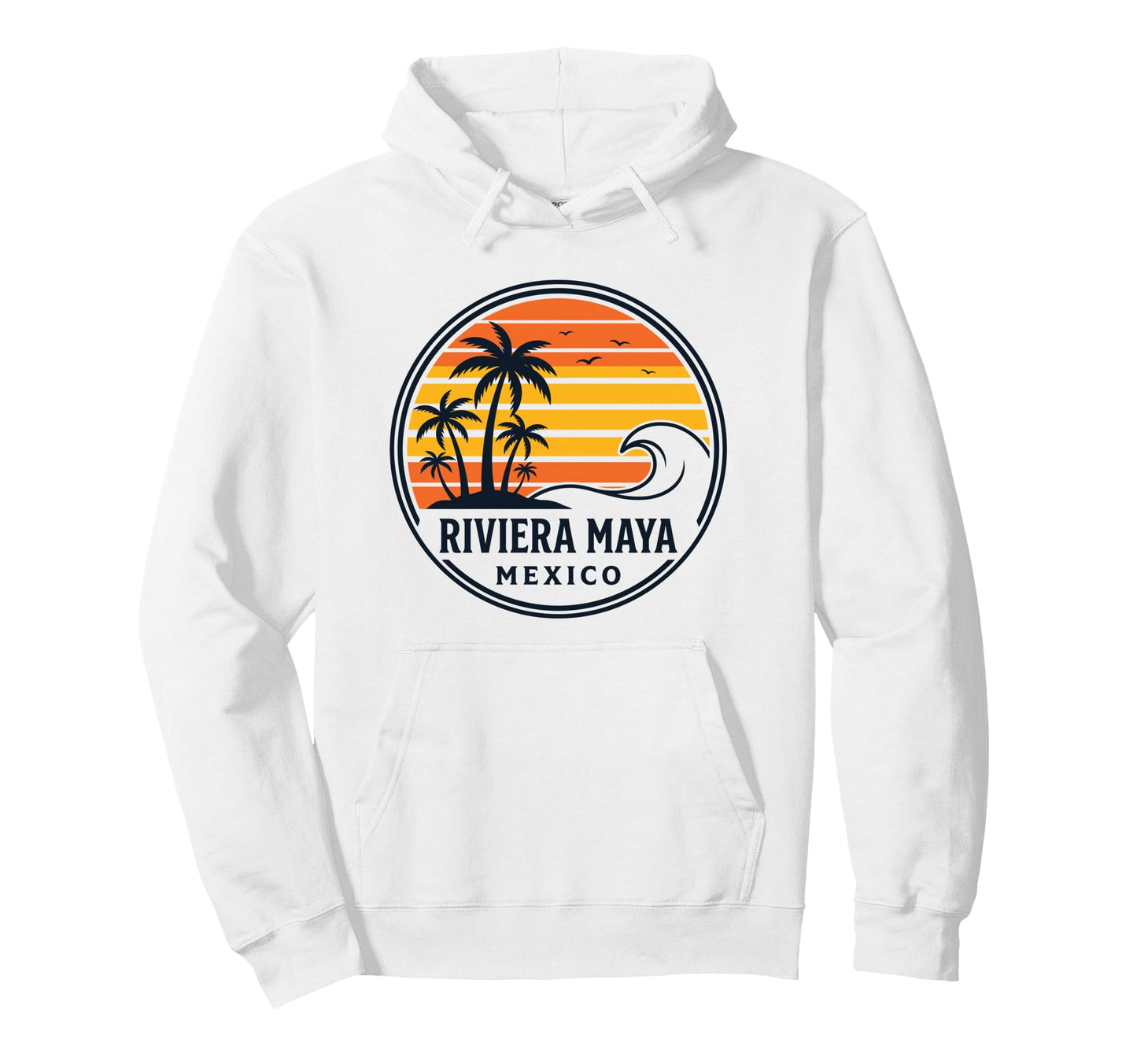 Riviera Maya Mexico Beach Summer Hoodie - Casual Everyday Wear Men Women - T-Shirt, Sweatshirt, Hoodie
