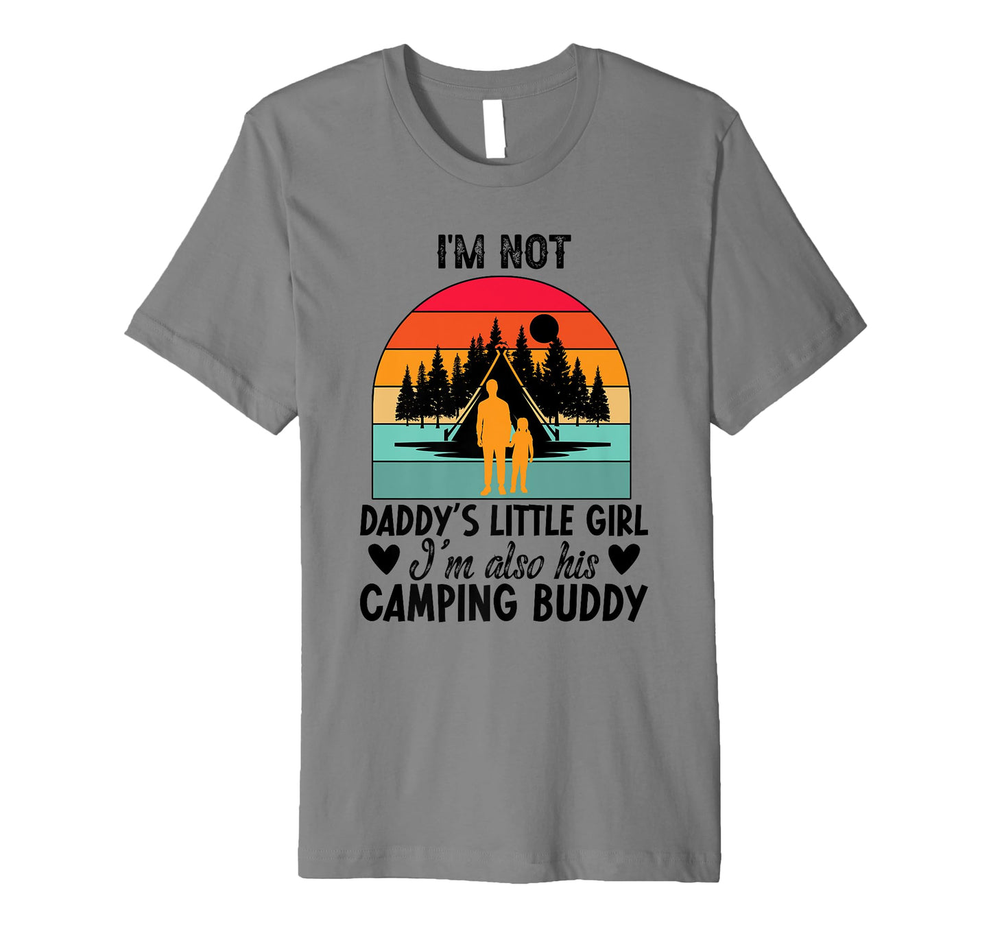 Daddys Little Camping Buddy Daughter T-Shirt - Novelty Apparel Men Women - T-Shirt, Sweatshirt, Hoodie