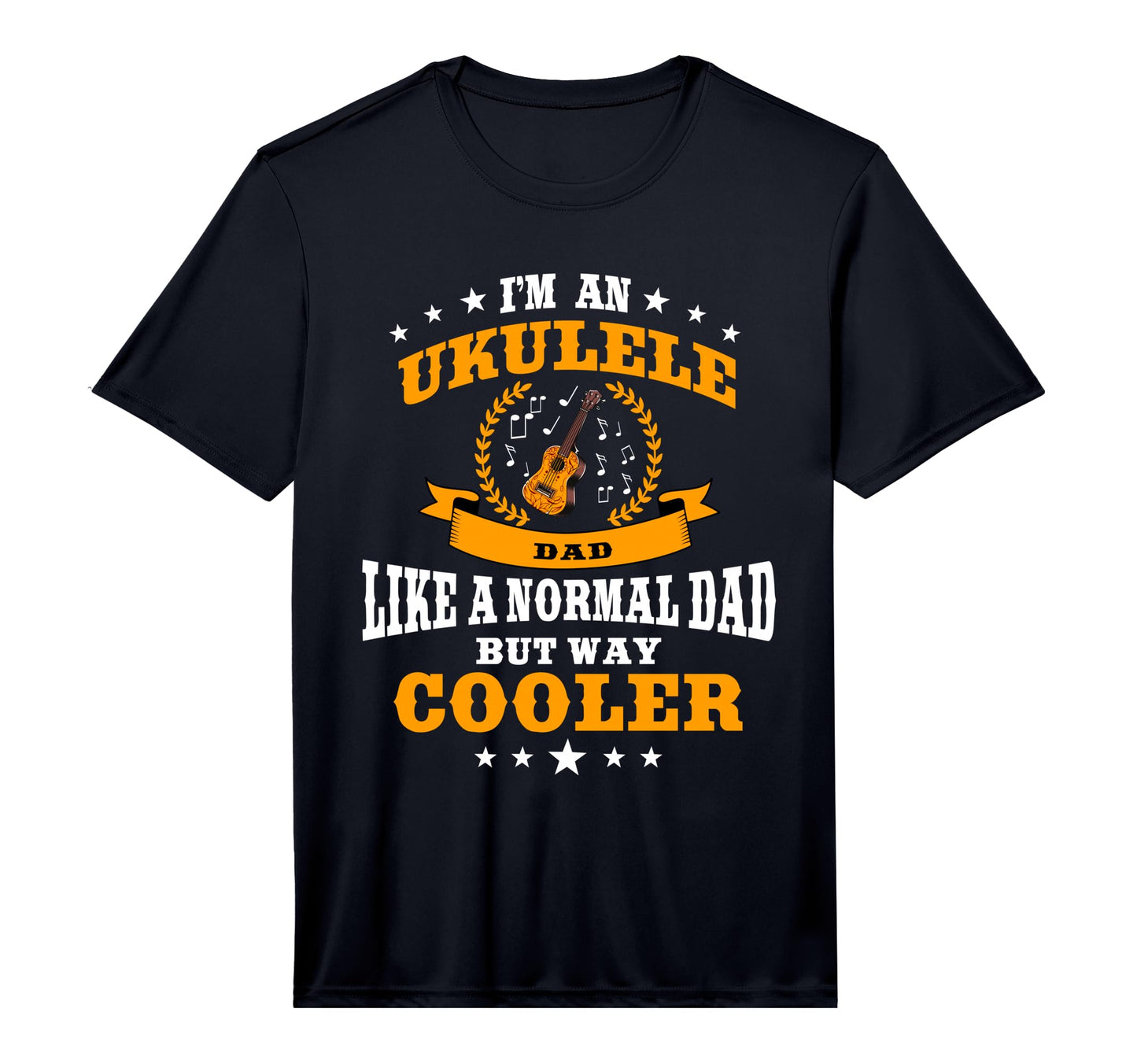 Mens Great Ukulele Dad Gift Dads T-Shirt - Minimalist Print for Adults - T-Shirt, Sweatshirt, Hoodie