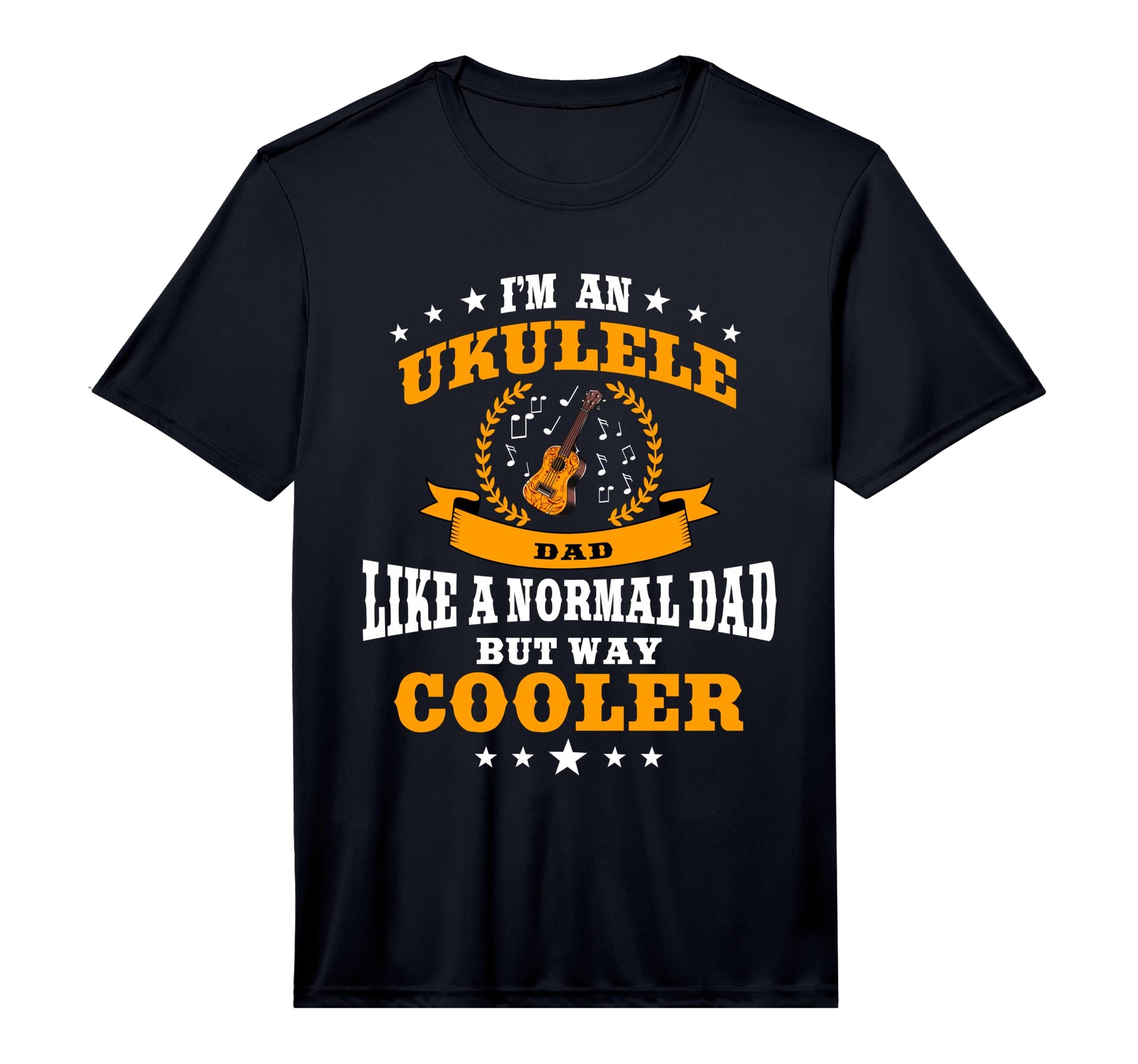 Mens Great Ukulele Dad Gift Dads T-Shirt - Minimalist Print for Adults - T-Shirt, Sweatshirt, Hoodie