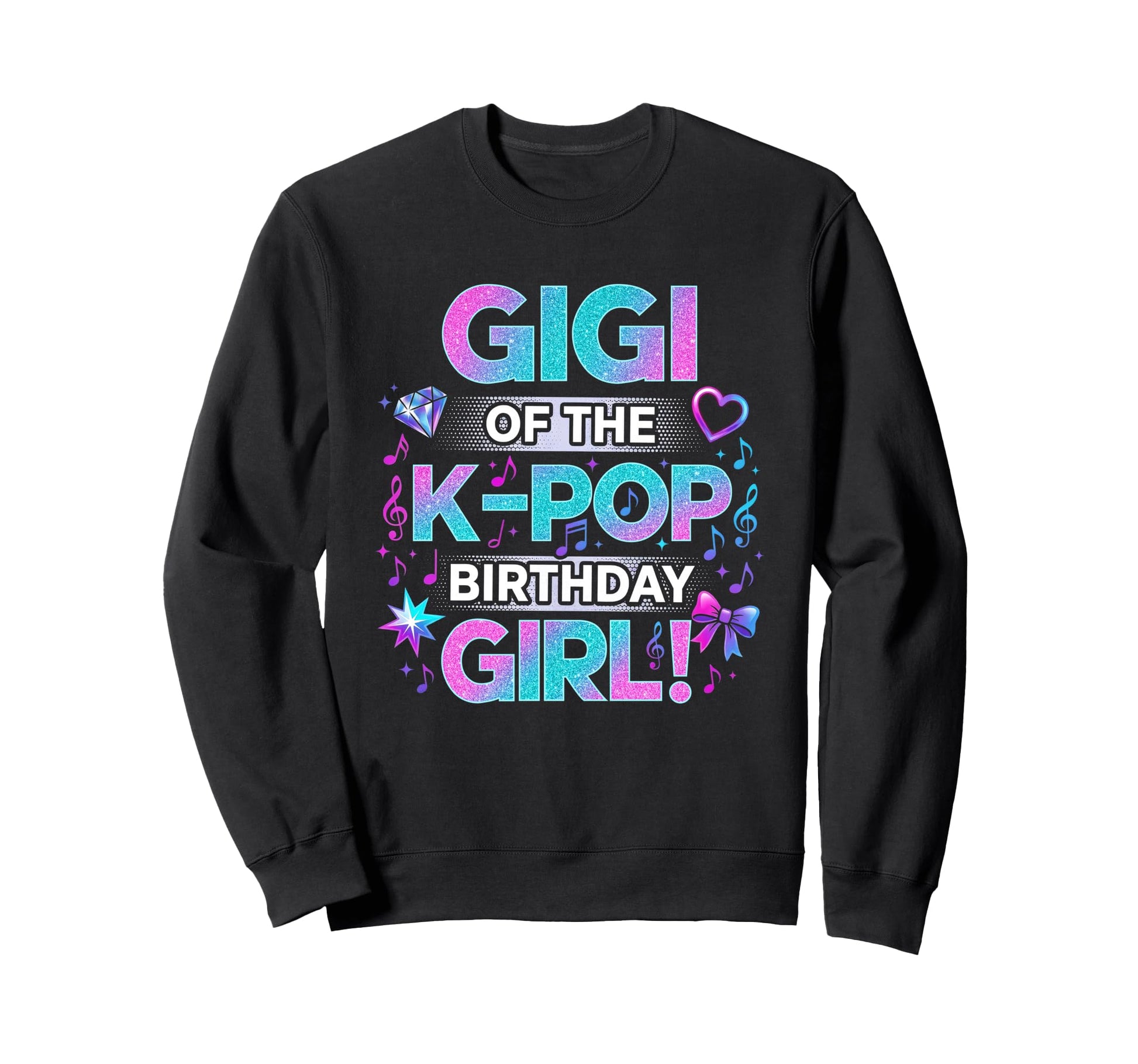 Gigi K Pop Birthday Korean Music Sweatshirt - Graphic Print for Adults - T-Shirt, Sweatshirt, Hoodie