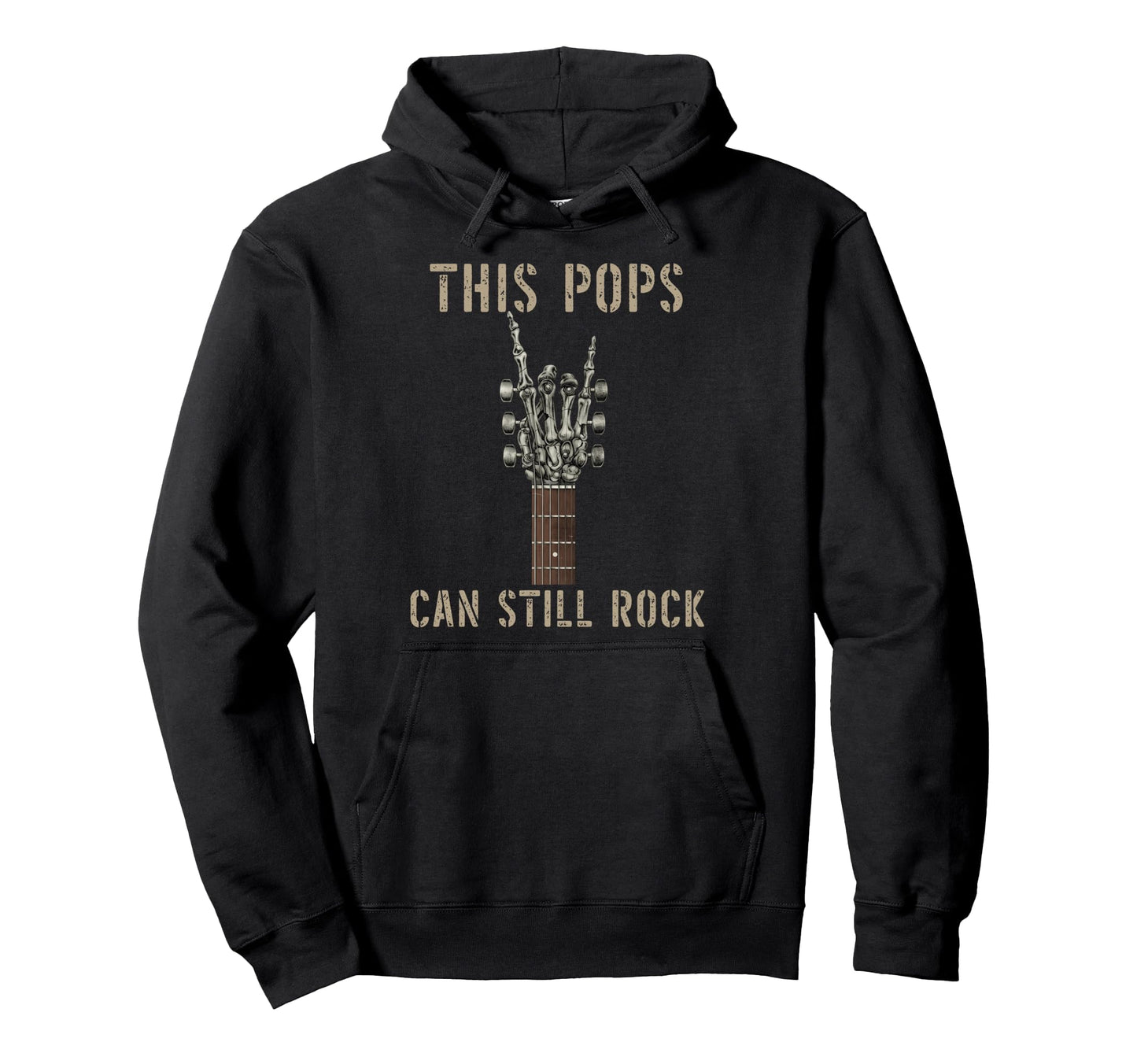 This Pops Can Still Rock Skeleton Hand Hoodie - Minimalist Print Unisex - T-Shirt, Sweatshirt, Hoodie