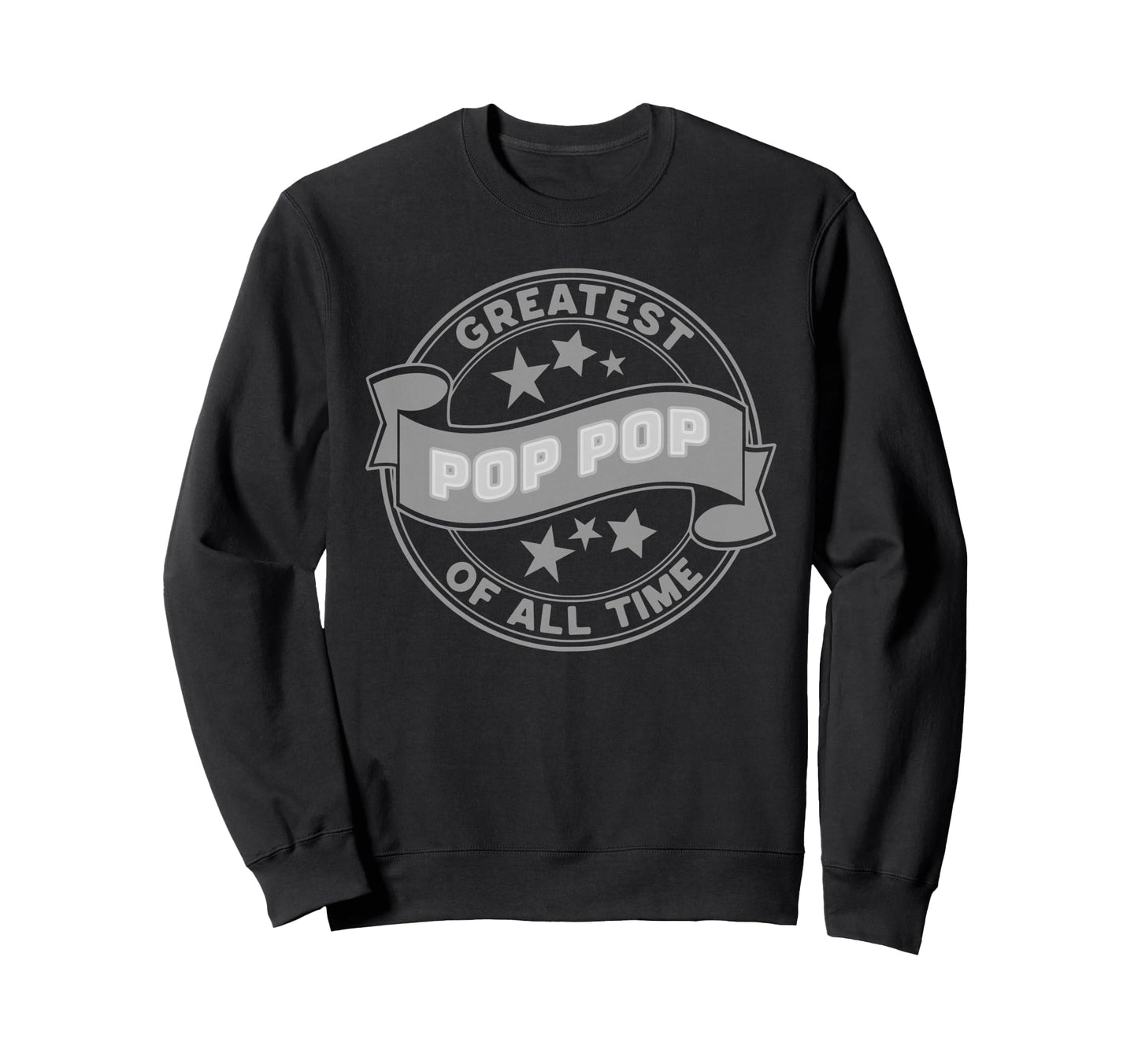 Greatest Pop Pop All Time Goat Sweatshirt - Graphic Print for Adults - T-Shirt, Sweatshirt, Hoodie