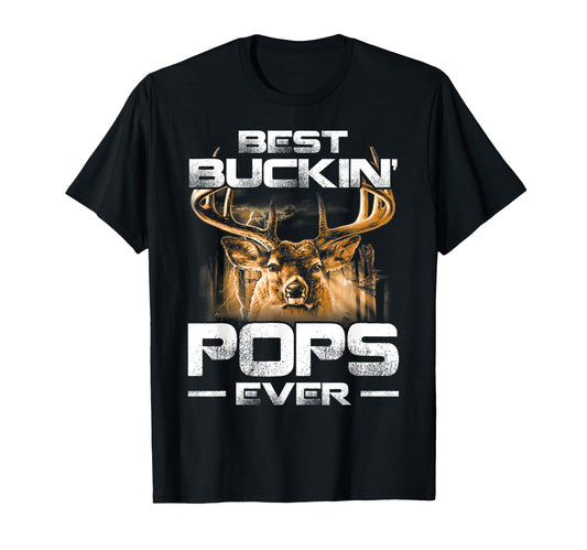 Best Buckin Pops Ever Deer Hunting T-Shirt - Fun Novelty Design Unisex - T-Shirt, Sweatshirt, Hoodie