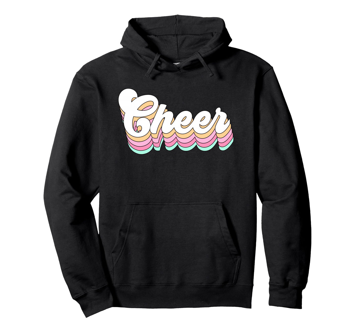 Cheer Pastel Cheerleader Teen Hoodie - Casual Everyday Wear Unisex - T-Shirt, Sweatshirt, Hoodie