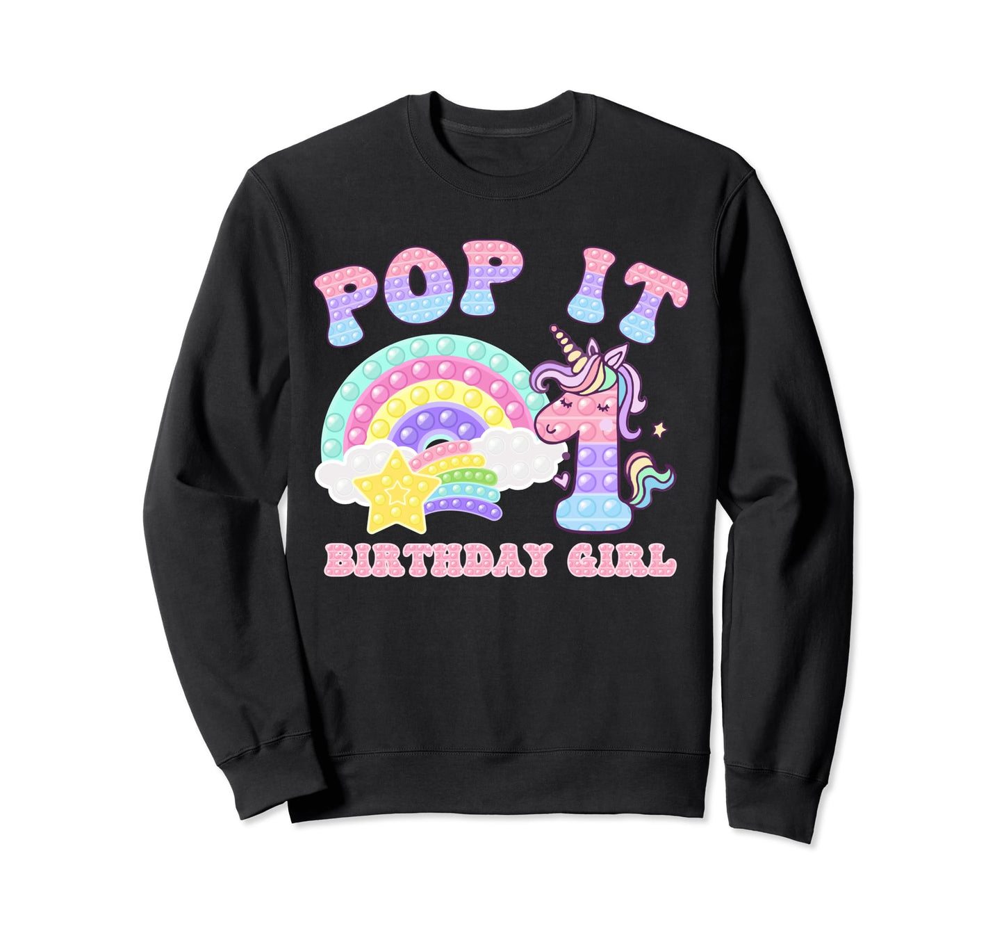 Lets Pop It Im Turning 1 Sweatshirt - Casual Everyday Wear Men Women - T-Shirt, Sweatshirt, Hoodie
