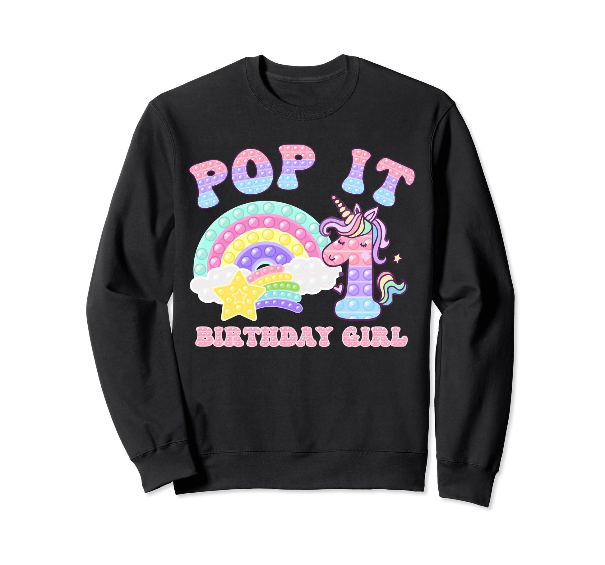 Lets Pop It Im Turning 1 Sweatshirt - Casual Everyday Wear Men Women - T-Shirt, Sweatshirt, Hoodie