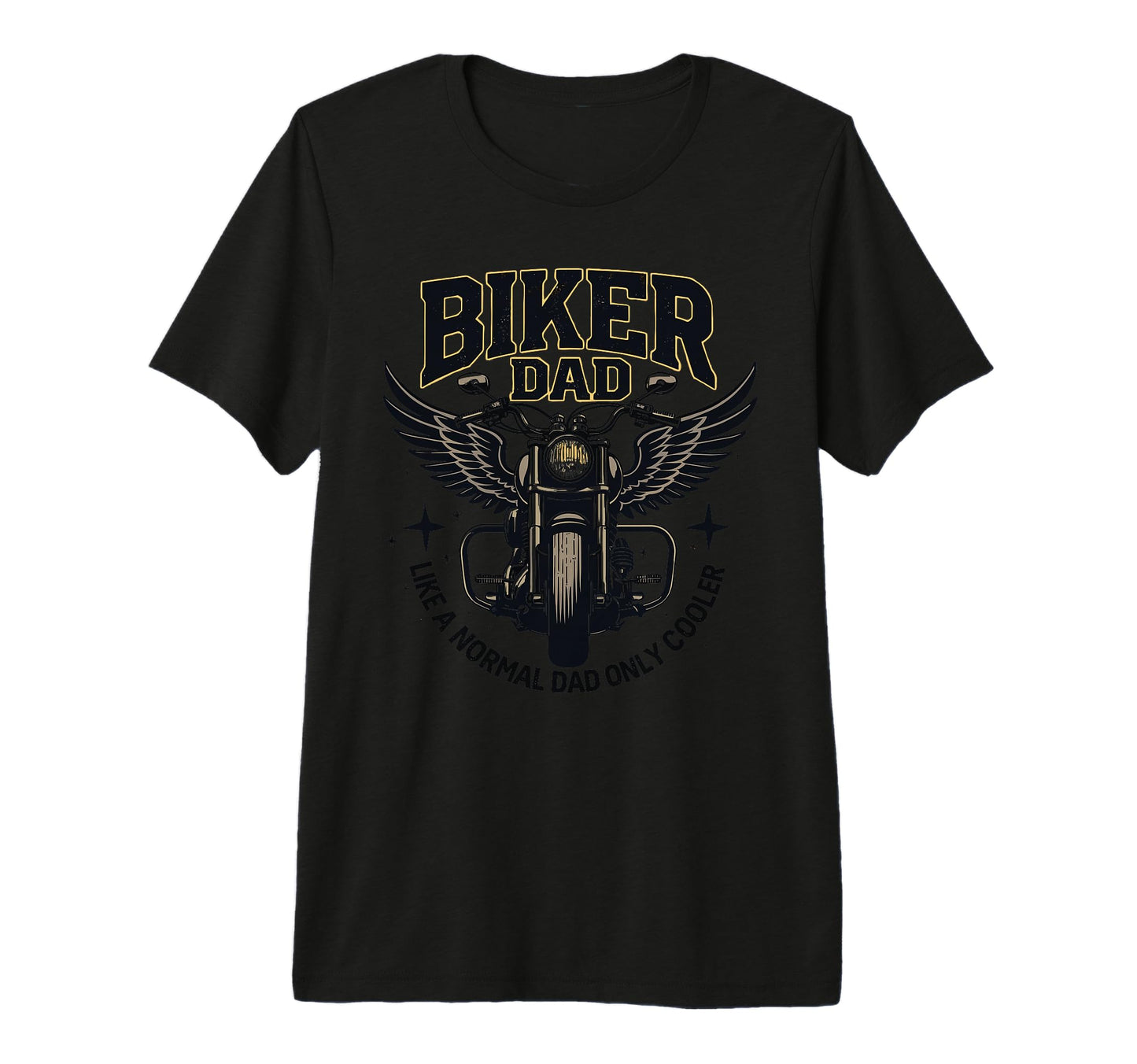 Father Rider Biker Dad Fathers Day T-Shirt - Fun Novelty Design Men Women - T-Shirt, Sweatshirt, Hoodie