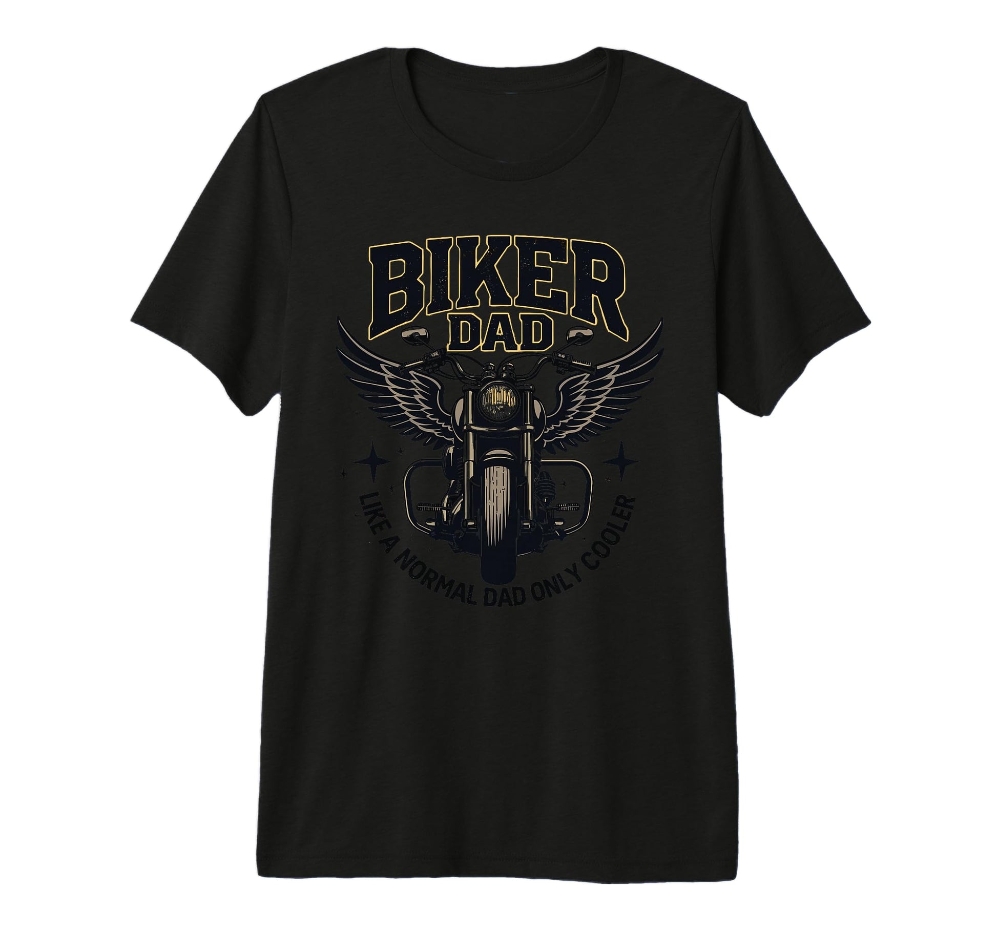 Father Rider Biker Dad Fathers Day T-Shirt - Fun Novelty Design Men Women - T-Shirt, Sweatshirt, Hoodie