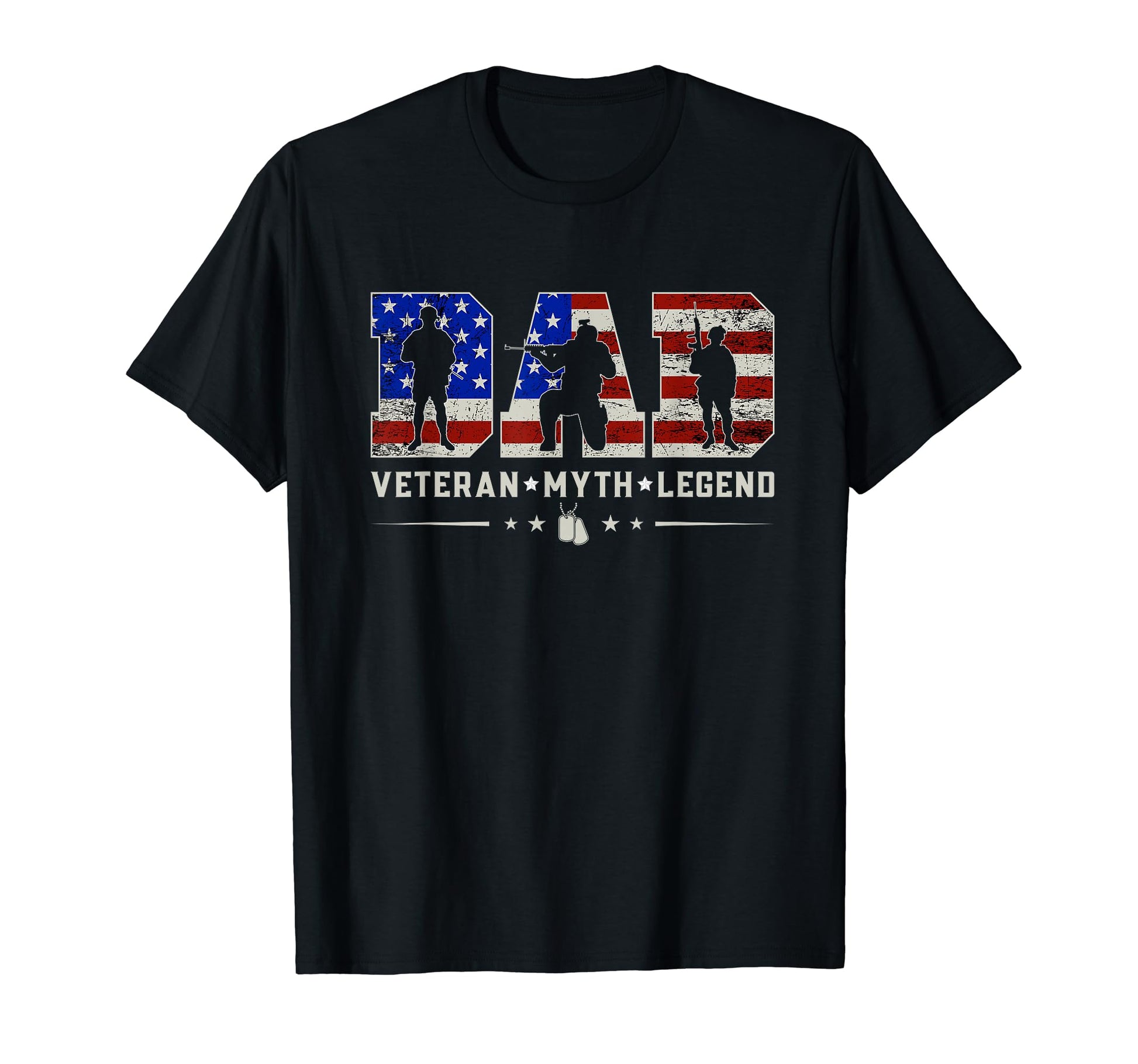 Veteran Dad Usa America Us Army T-Shirt - Aesthetic Graphic for Adults - T-Shirt, Sweatshirt, Hoodie