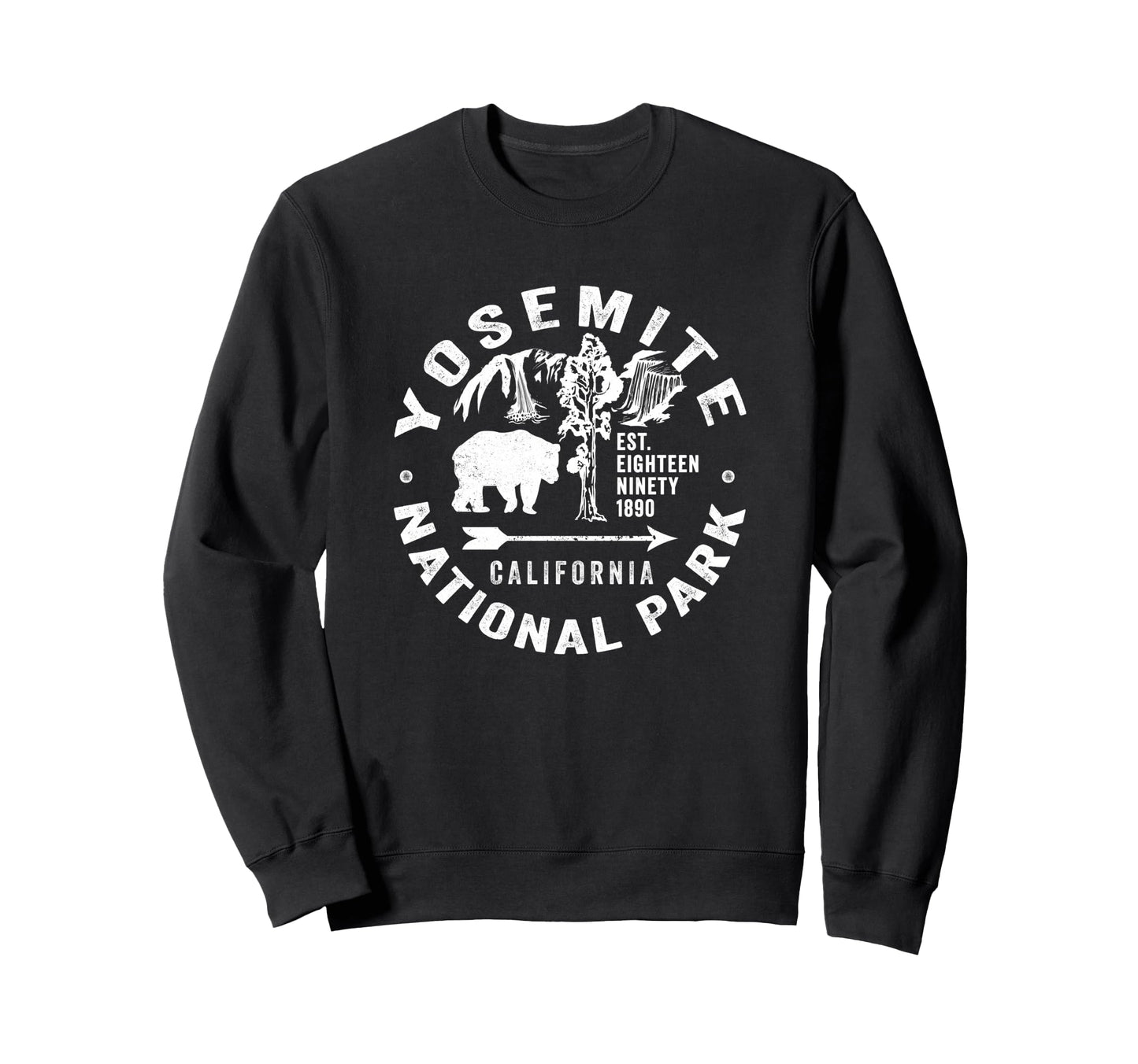 Yosemite National Park Sweatshirt - Casual Everyday Wear for Adults - T-Shirt, Sweatshirt, Hoodie