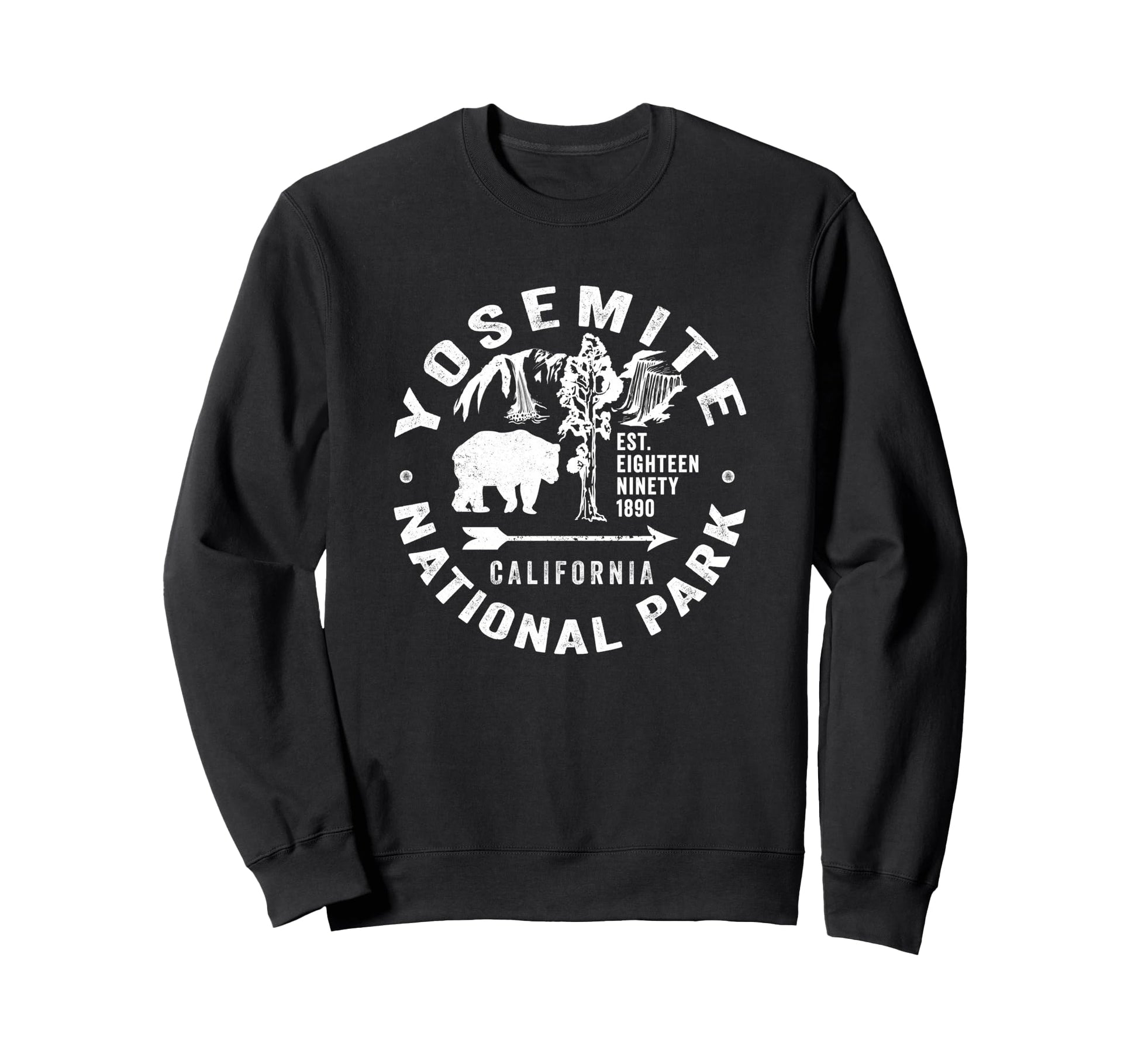 Yosemite National Park Sweatshirt - Casual Everyday Wear for Adults - T-Shirt, Sweatshirt, Hoodie