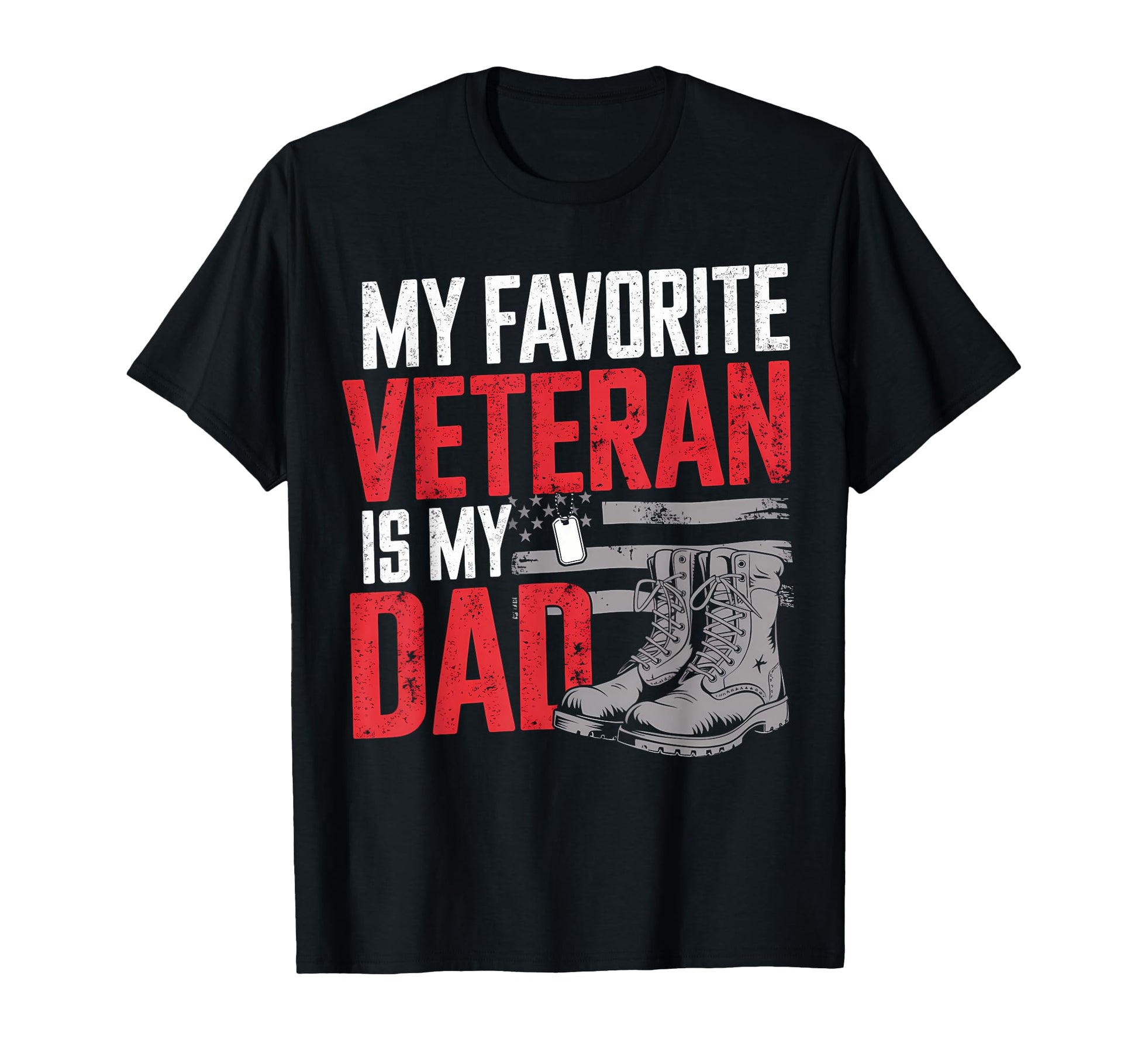 Veteran Dad Love American Flag T-Shirt - Streetwear Style for Adults - T-Shirt, Sweatshirt, Hoodie