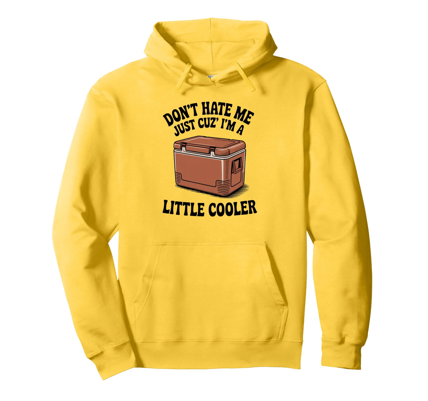 Funny I Am Little Cooler Pun Joke Hoodie - Minimalist Print Unisex - T-Shirt, Sweatshirt, Hoodie