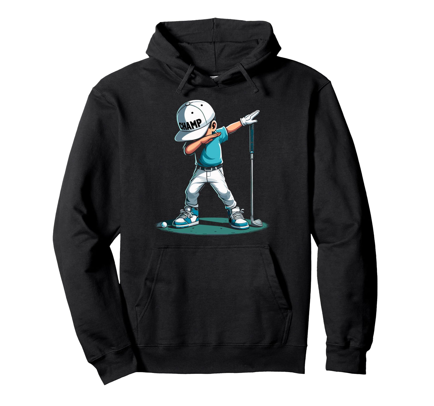 Funny Dabbing Dab Golf Player Golfer Hoodie - Trendy Graphic for Adults - T-Shirt, Sweatshirt, Hoodie
