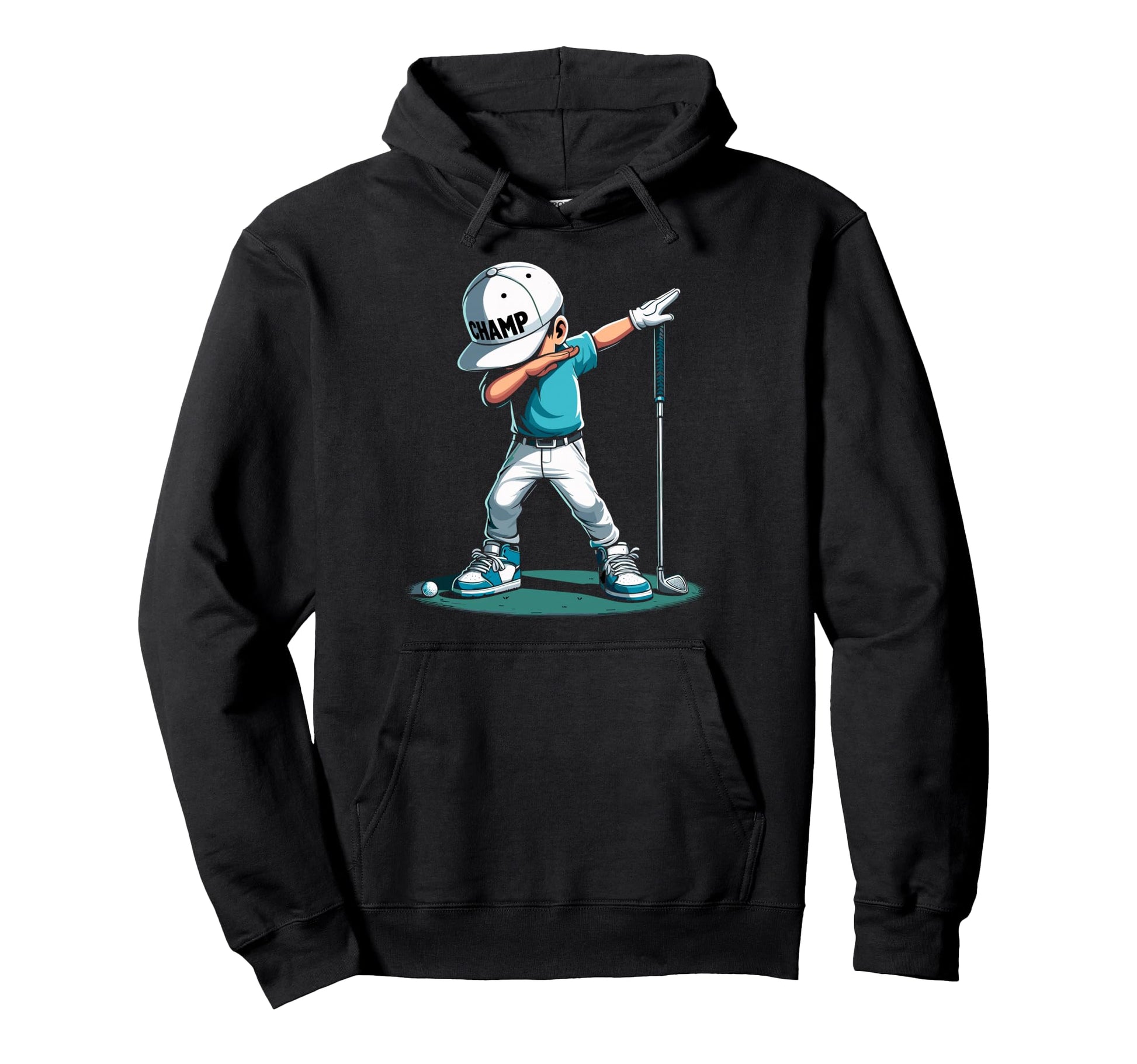 Funny Dabbing Dab Golf Player Golfer Hoodie - Trendy Graphic for Adults - T-Shirt, Sweatshirt, Hoodie