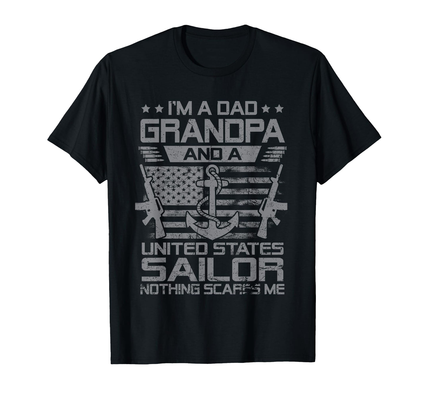 Im Dad Grandpa And Sailor Nothing T-Shirt - Novelty Apparel Men Women - T-Shirt, Sweatshirt, Hoodie