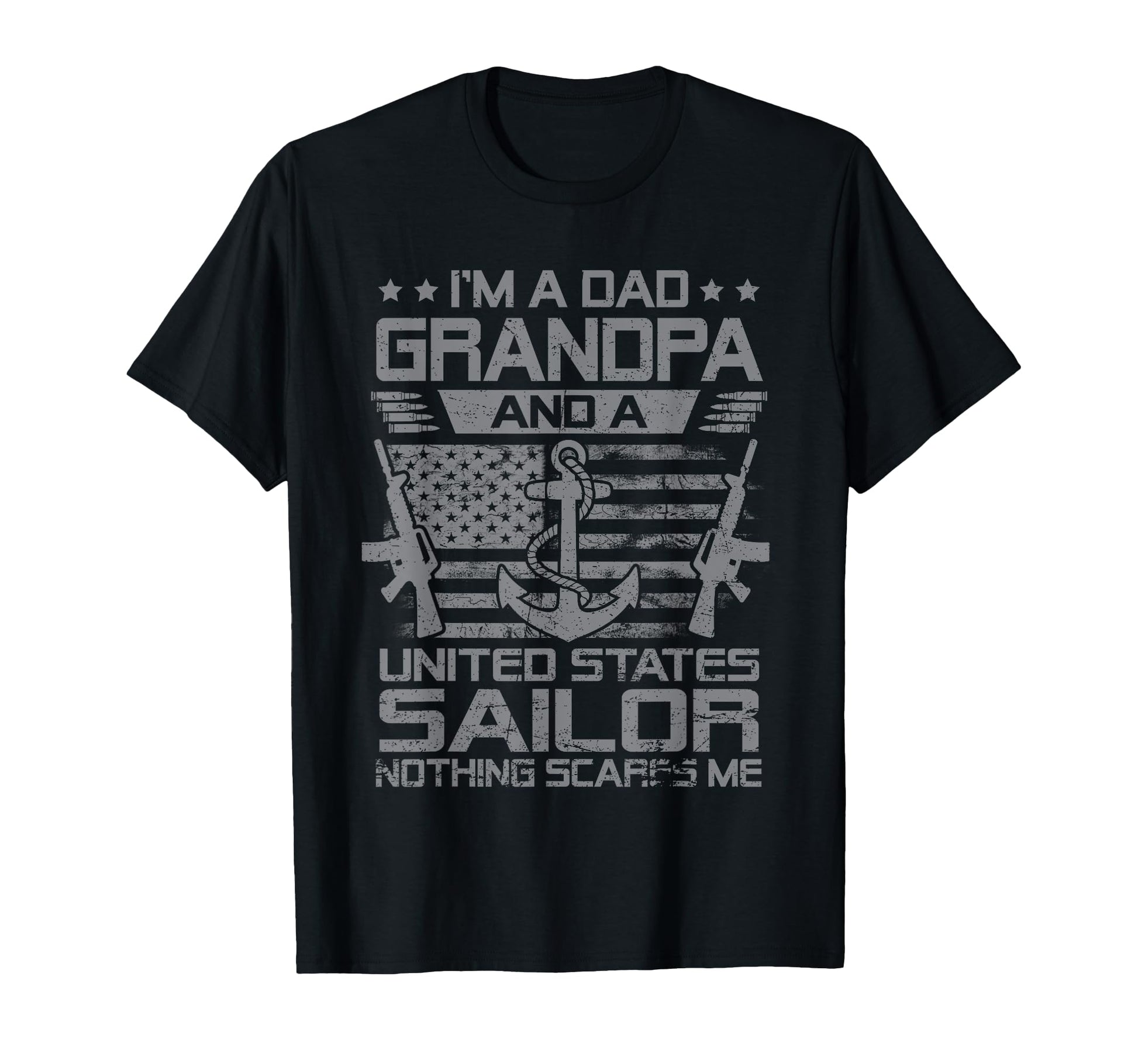 Im Dad Grandpa And Sailor Nothing T-Shirt - Novelty Apparel Men Women - T-Shirt, Sweatshirt, Hoodie