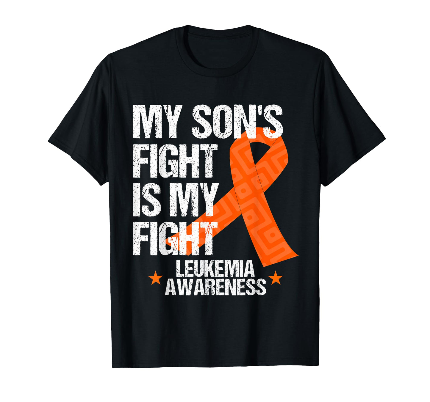 Leukemia Awareness Son Fight Orange T-Shirt - Fun Novelty Design Unisex - T-Shirt, Sweatshirt, Hoodie