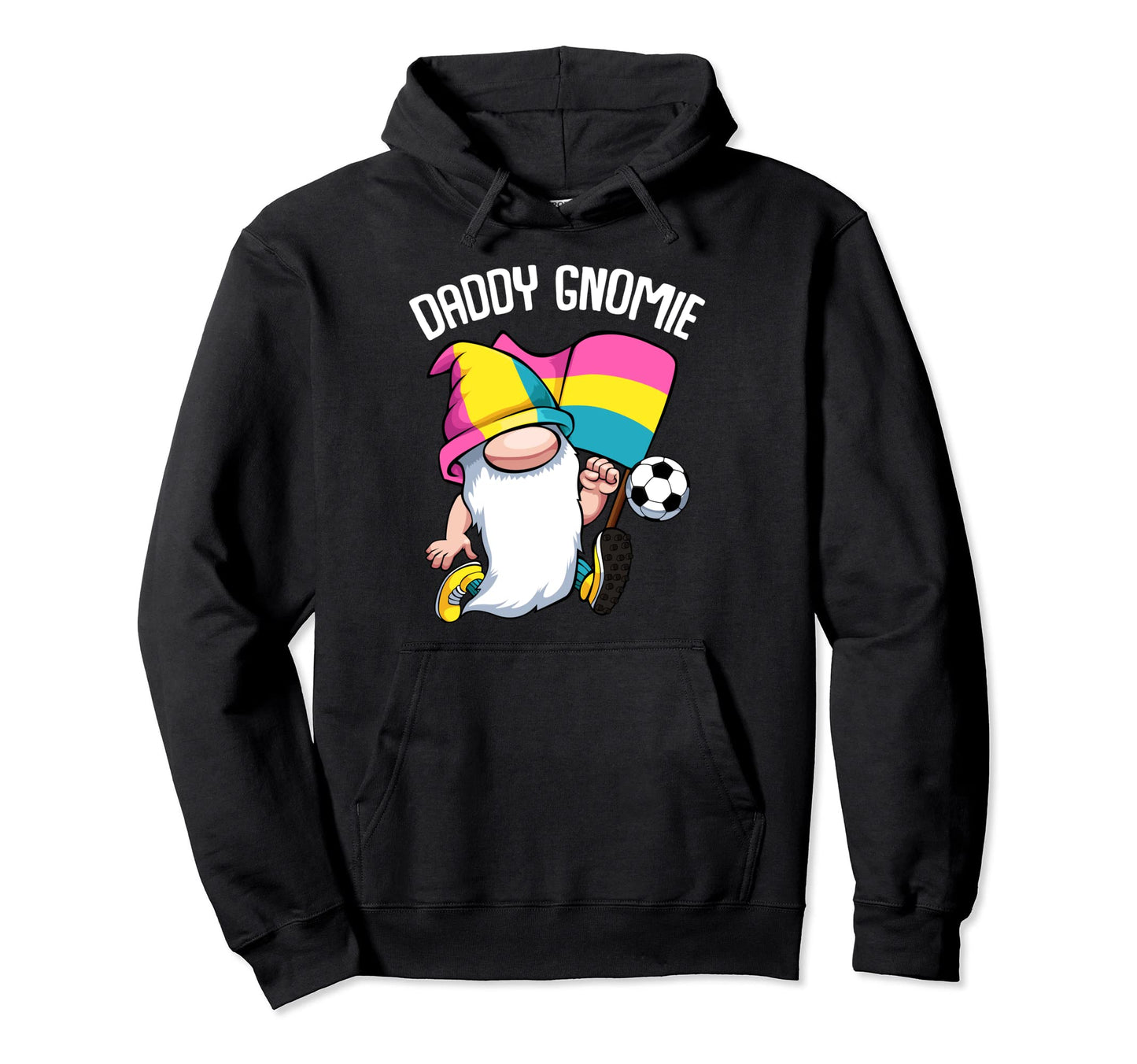 Soccer Daddy Gnome Lgbt Q Sport Hoodie - Graphic Print for Adults - T-Shirt, Sweatshirt, Hoodie