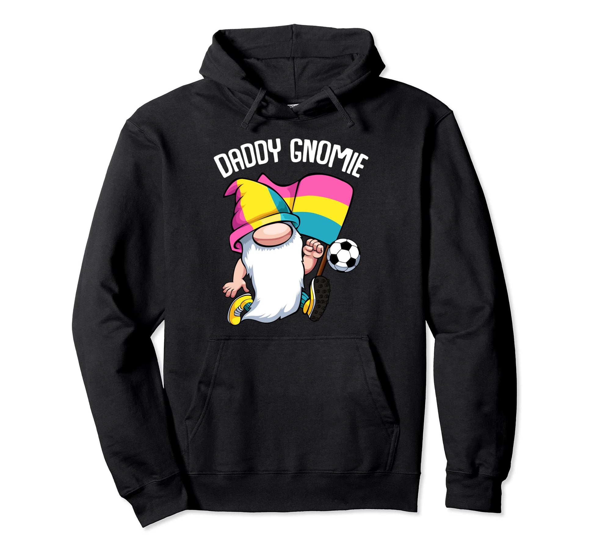 Soccer Daddy Gnome Lgbt Q Sport Hoodie - Graphic Print for Adults - T-Shirt, Sweatshirt, Hoodie