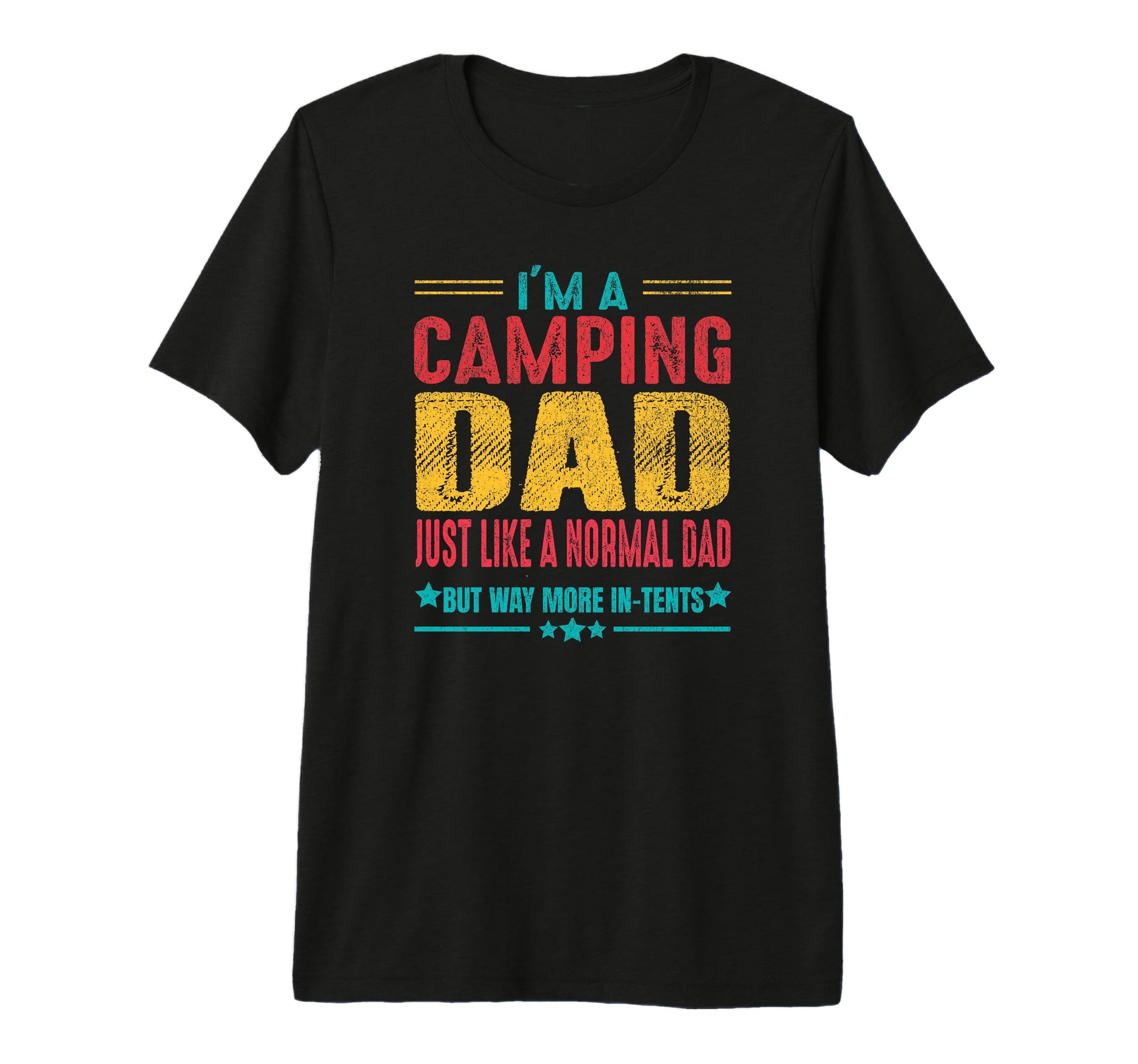 Camping Dad Tents Funny Camper Adventure T-Shirt - Minimalist Print Unisex - T-Shirt, Sweatshirt, Hoodie