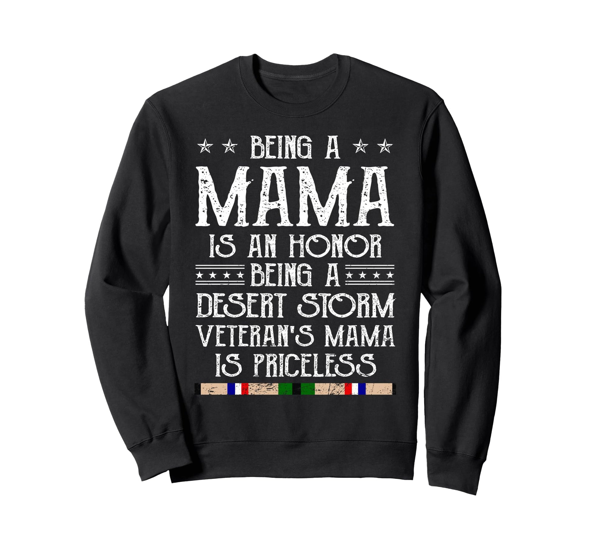 Proud Desert Storm Veteran Mama Gulf Sweatshirt - Minimalist Print Unisex - T-Shirt, Sweatshirt, Hoodie