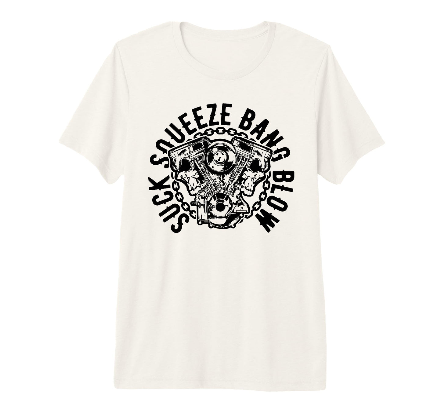 Suck Squeeze Bang Blow Motorcycle V T-Shirt - Aesthetic Graphic Men Women - T-Shirt, Sweatshirt, Hoodie