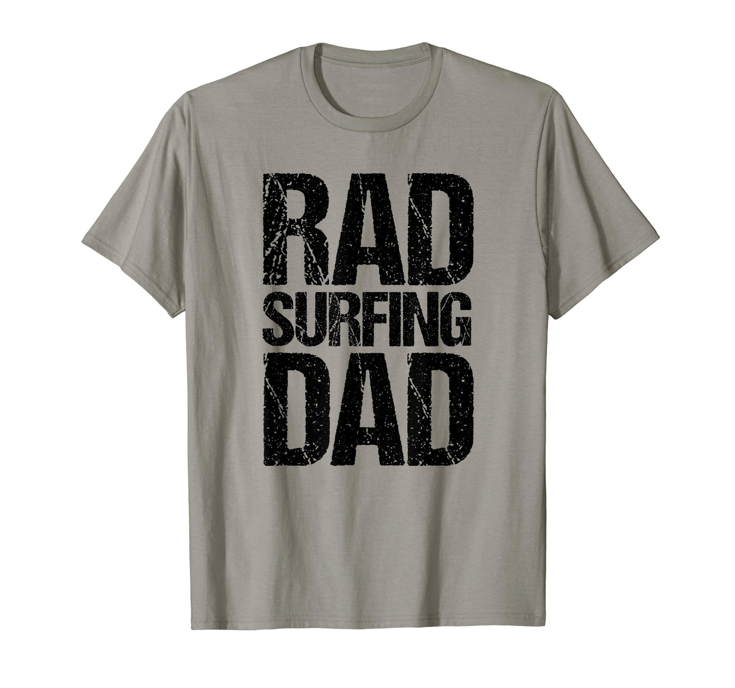 Mens Surfing Dad Rad Fathers Day T-Shirt - Custom Art Print for Adults - T-Shirt, Sweatshirt, Hoodie