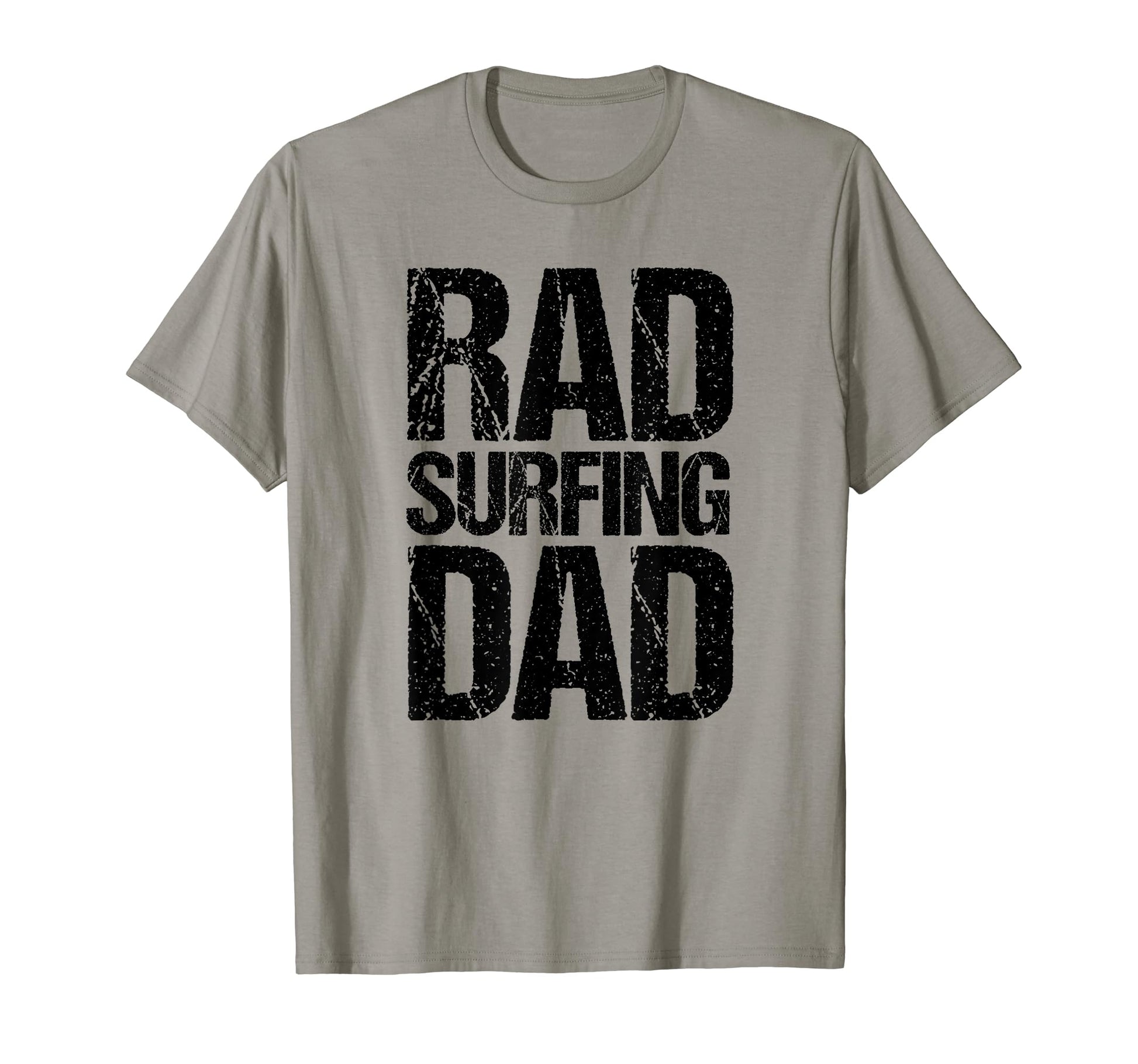 Mens Surfing Dad Rad Fathers Day T-Shirt - Custom Art Print for Adults - T-Shirt, Sweatshirt, Hoodie