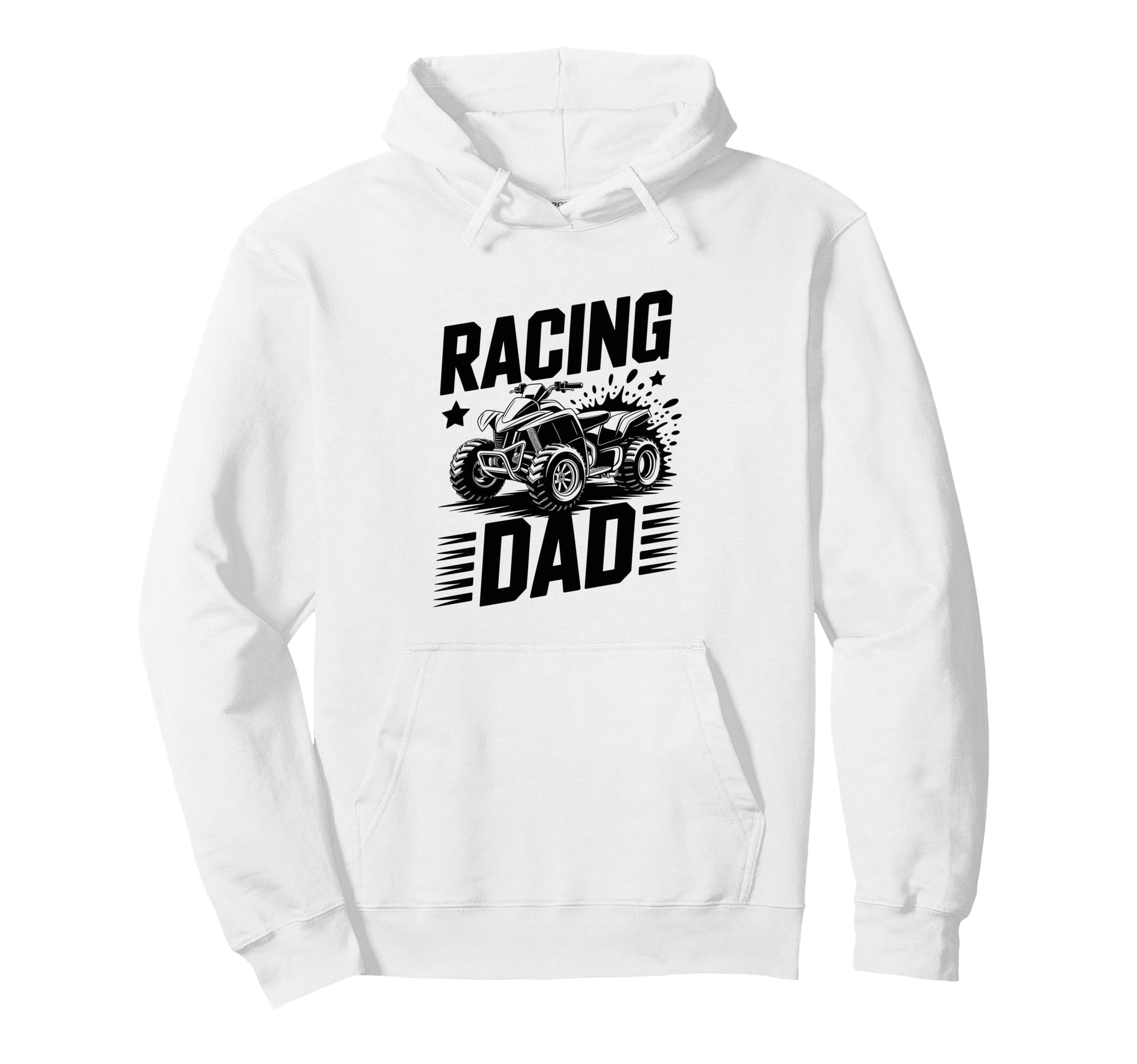Fathers Day Quad Biker Atv Four Wheeler Hoodie - Graphic Print for Adults - T-Shirt, Sweatshirt, Hoodie