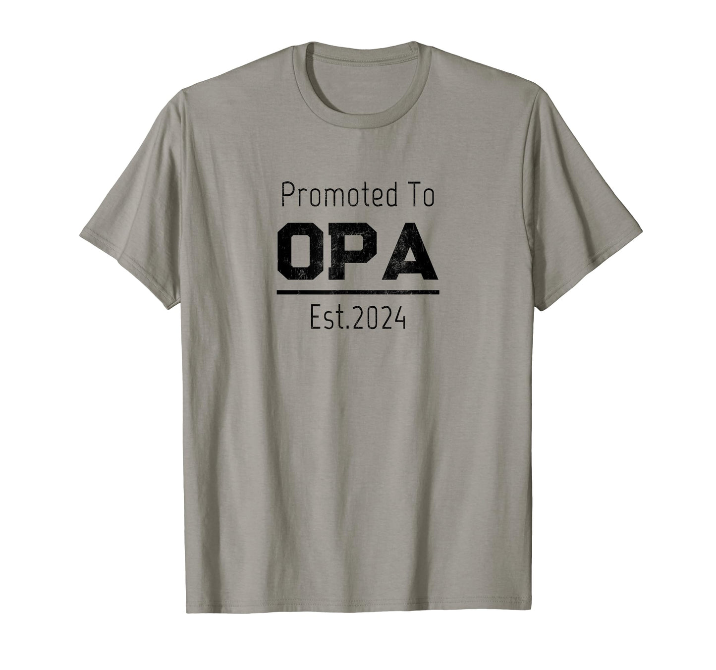 Mens Promoted To Opa Est 2024 First T-Shirt - Aesthetic Graphic Men Women - T-Shirt, Sweatshirt, Hoodie