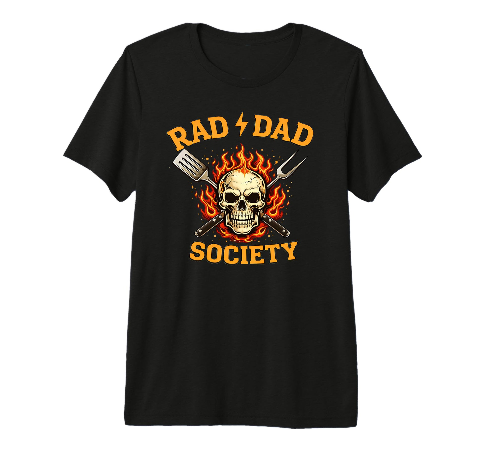 Bbq Grilling Father Rad Dad Society T-Shirt - Aesthetic Graphic Unisex - T-Shirt, Sweatshirt, Hoodie