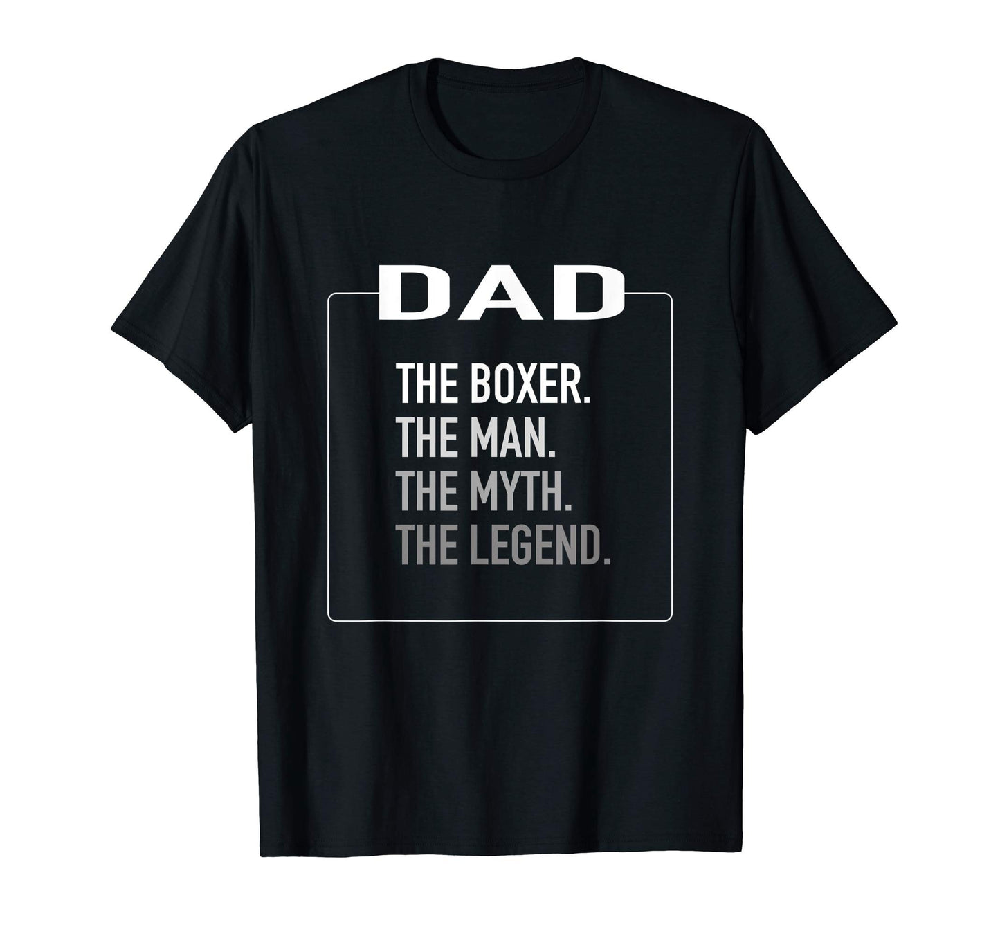 Mens Dad Boxer Myth Legend Boxing T-Shirt - Novelty Apparel Men Women - T-Shirt, Sweatshirt, Hoodie