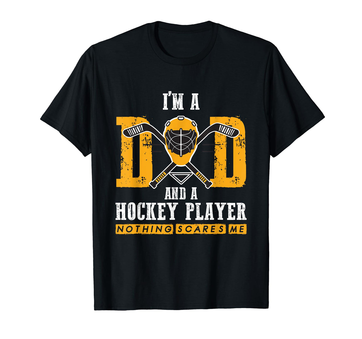 Hockey Dad Fearless Funny Hockey T-Shirt - Casual Everyday Wear for Adults - T-Shirt, Sweatshirt, Hoodie