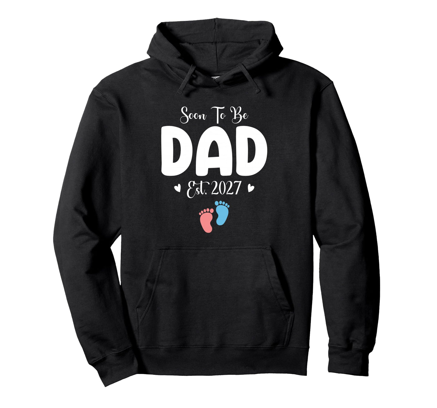Soon To Be Dad 2027 Gender Reveal Hoodie - Casual Everyday Wear Men Women - T-Shirt, Sweatshirt, Hoodie
