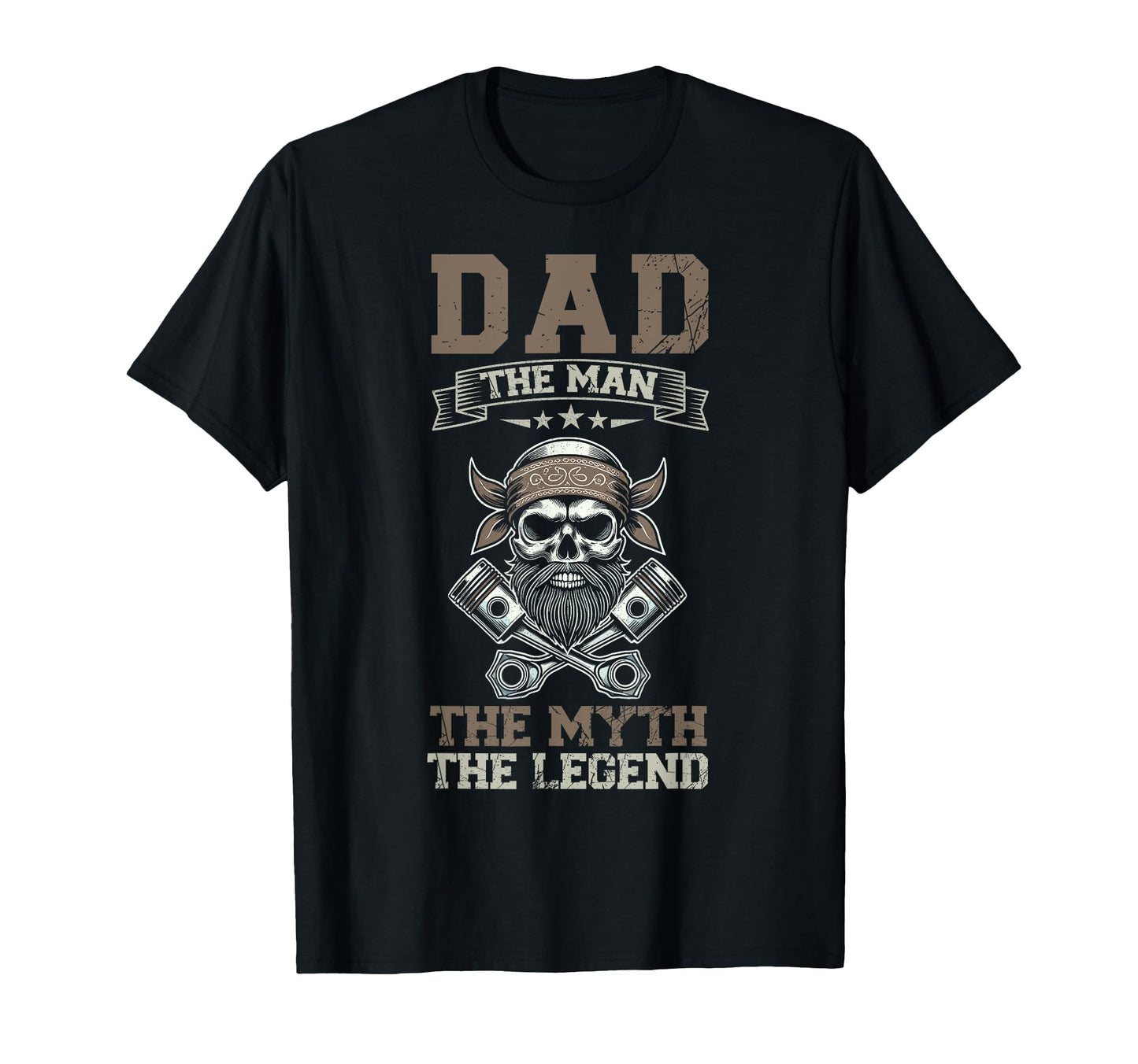 Dad Myth Legend Motorcycle Rider Dad T-Shirt - Minimalist Print Men Women - T-Shirt, Sweatshirt, Hoodie