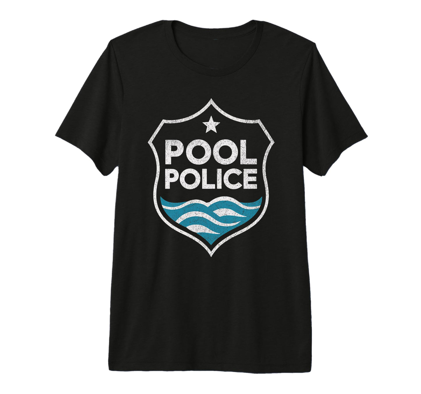 Swimming Poolside Funny Pool Police Tri T-Shirt - Novelty Apparel Unisex - T-Shirt, Sweatshirt, Hoodie