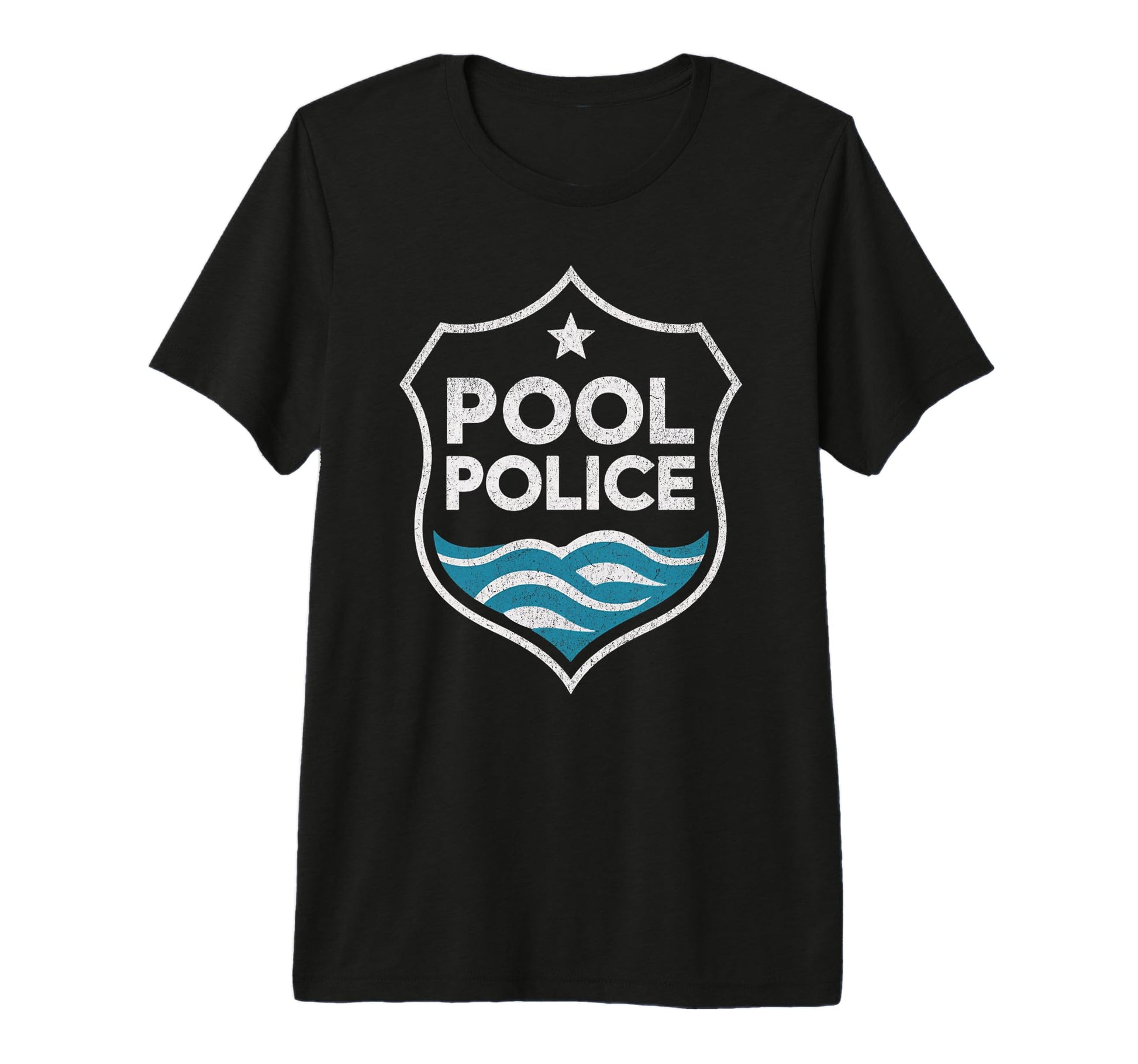 Swimming Poolside Funny Pool Police Tri T-Shirt - Novelty Apparel Unisex - T-Shirt, Sweatshirt, Hoodie