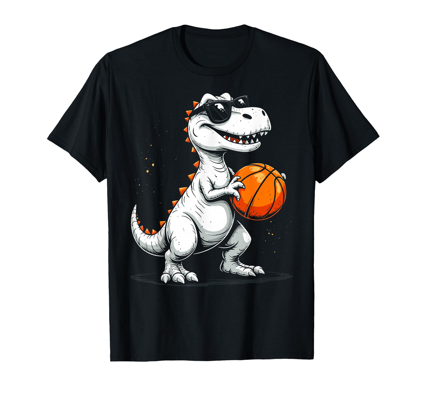 Sunglasses Dinosaur T Rex Basketball T-Shirt - Aesthetic Graphic Men Women - T-Shirt, Sweatshirt, Hoodie
