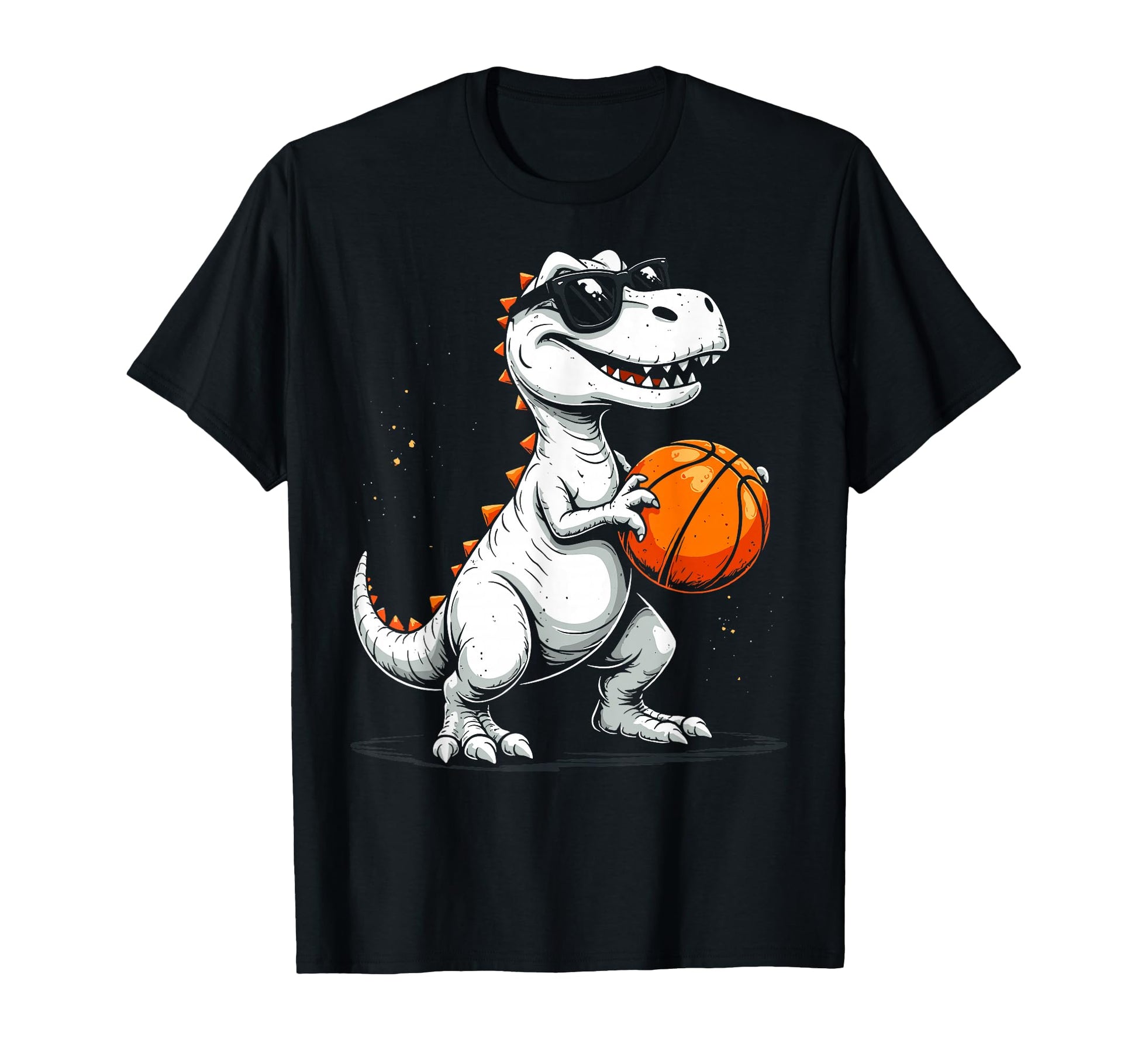 Sunglasses Dinosaur T Rex Basketball T-Shirt - Aesthetic Graphic Men Women - T-Shirt, Sweatshirt, Hoodie