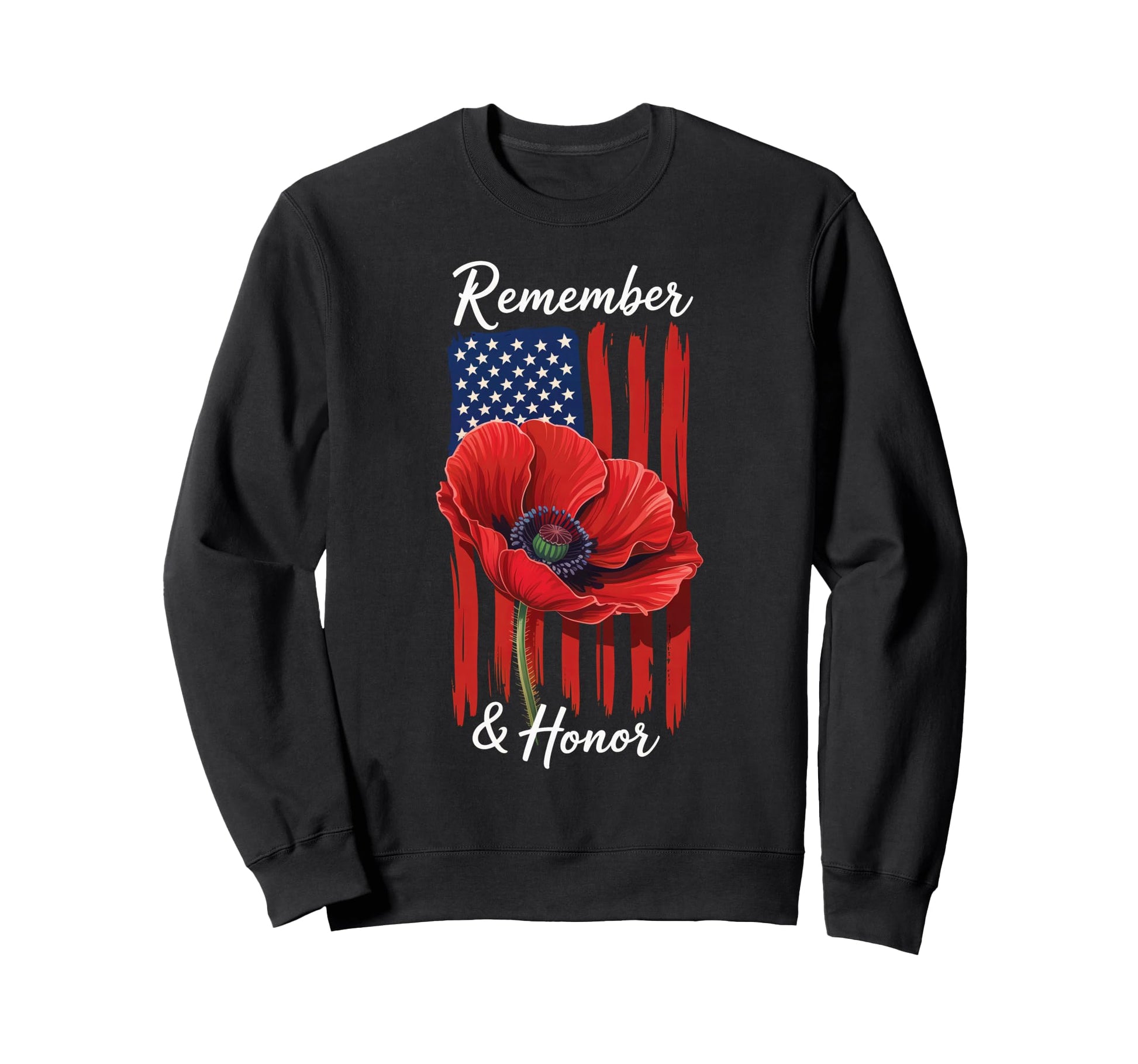 Veterans Day Usa Memorial Day Red Sweatshirt - Casual Everyday Wear Unisex - T-Shirt, Sweatshirt, Hoodie