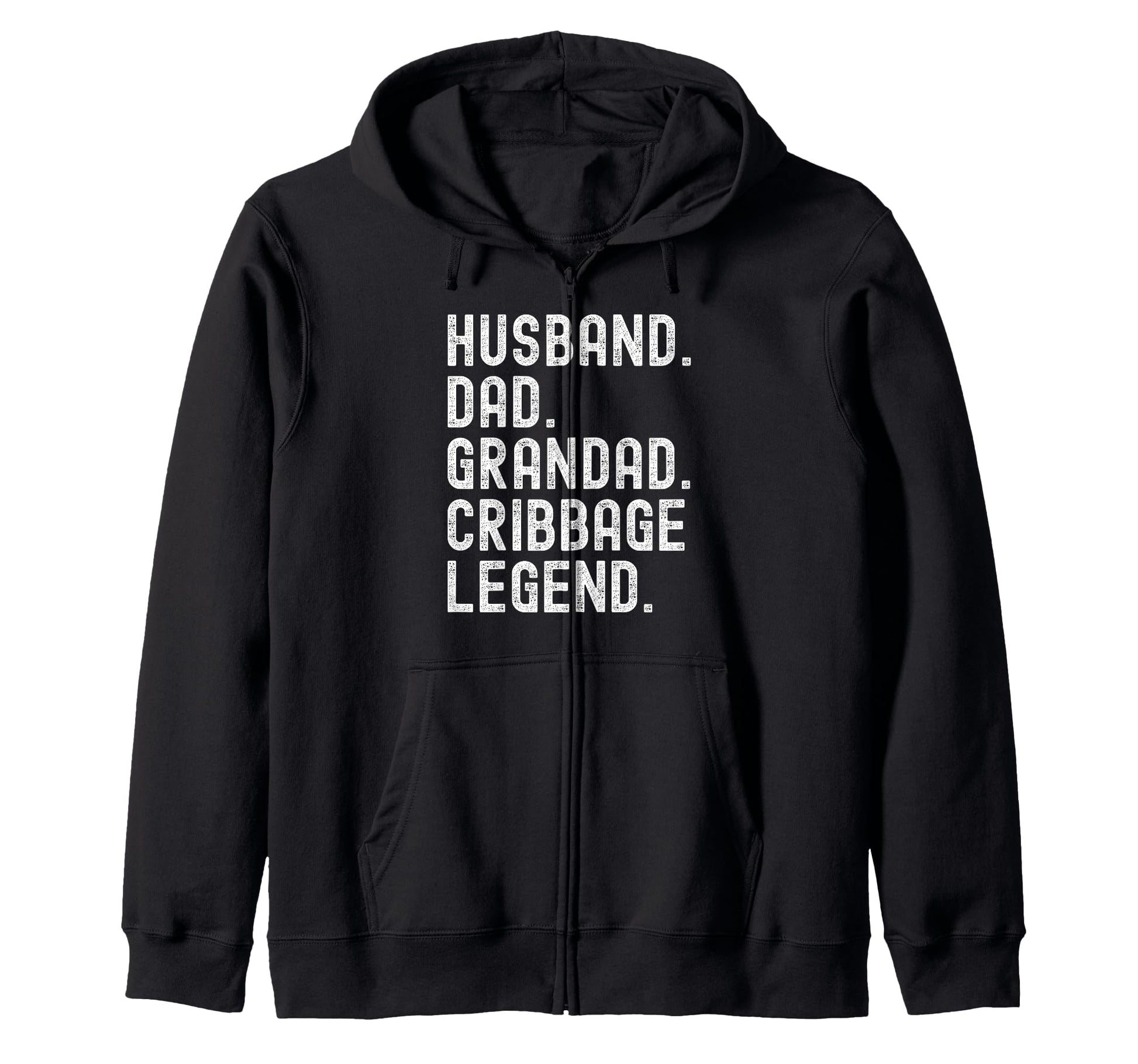 Grandad Husband Dad Cribbage Legend T-Shirt - Minimalist Print for Adults - T-Shirt, Sweatshirt, Hoodie