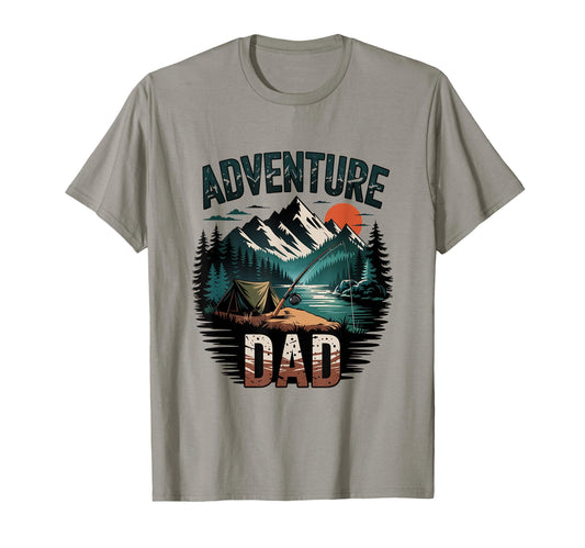 Adventure Dad Outdoor Hiking And T-Shirt - Unique Graphic for Adults - T-Shirt, Sweatshirt, Hoodie