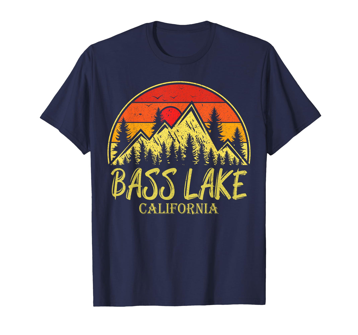 Bass Lake California Ca Mountains Hiking T-Shirt - Streetwear Style Unisex - T-Shirt, Sweatshirt, Hoodie