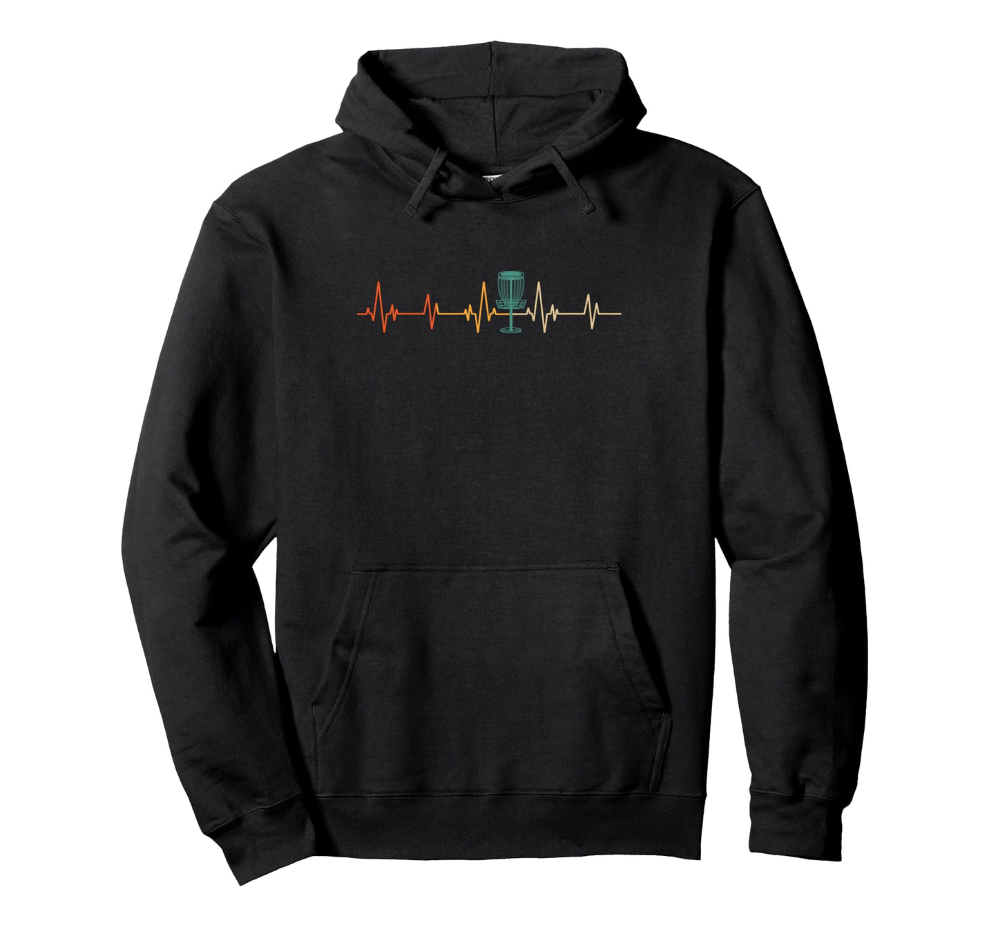 Disc Golf Heartbeat Disc Golf Dad Golfer Hoodie - Graphic Print Men Women - T-Shirt, Sweatshirt, Hoodie